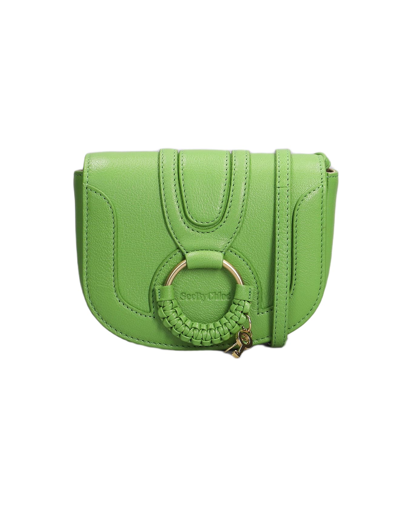 See by Chloé Hana Mini Shoulder Bag In Green Leather - green