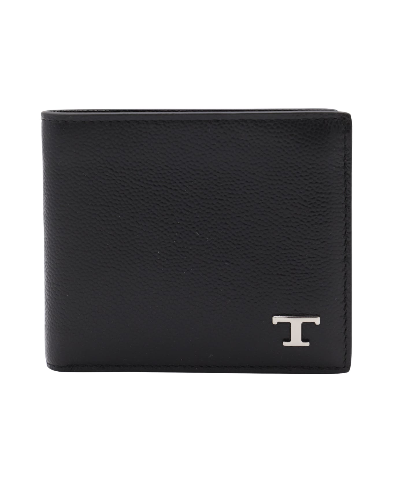 Tod
s Black Leather Wallet - Black