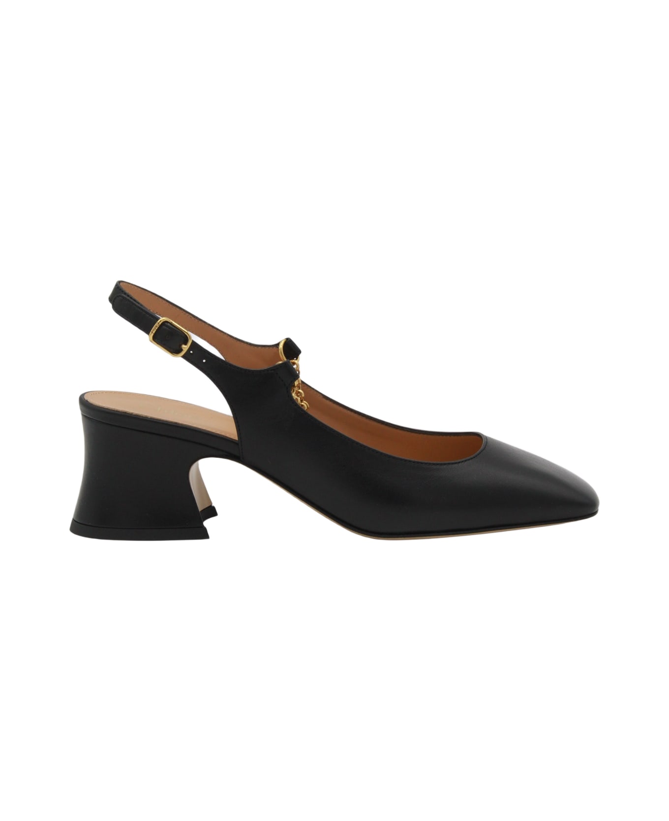 Chloé Black Leather Pumps - Black