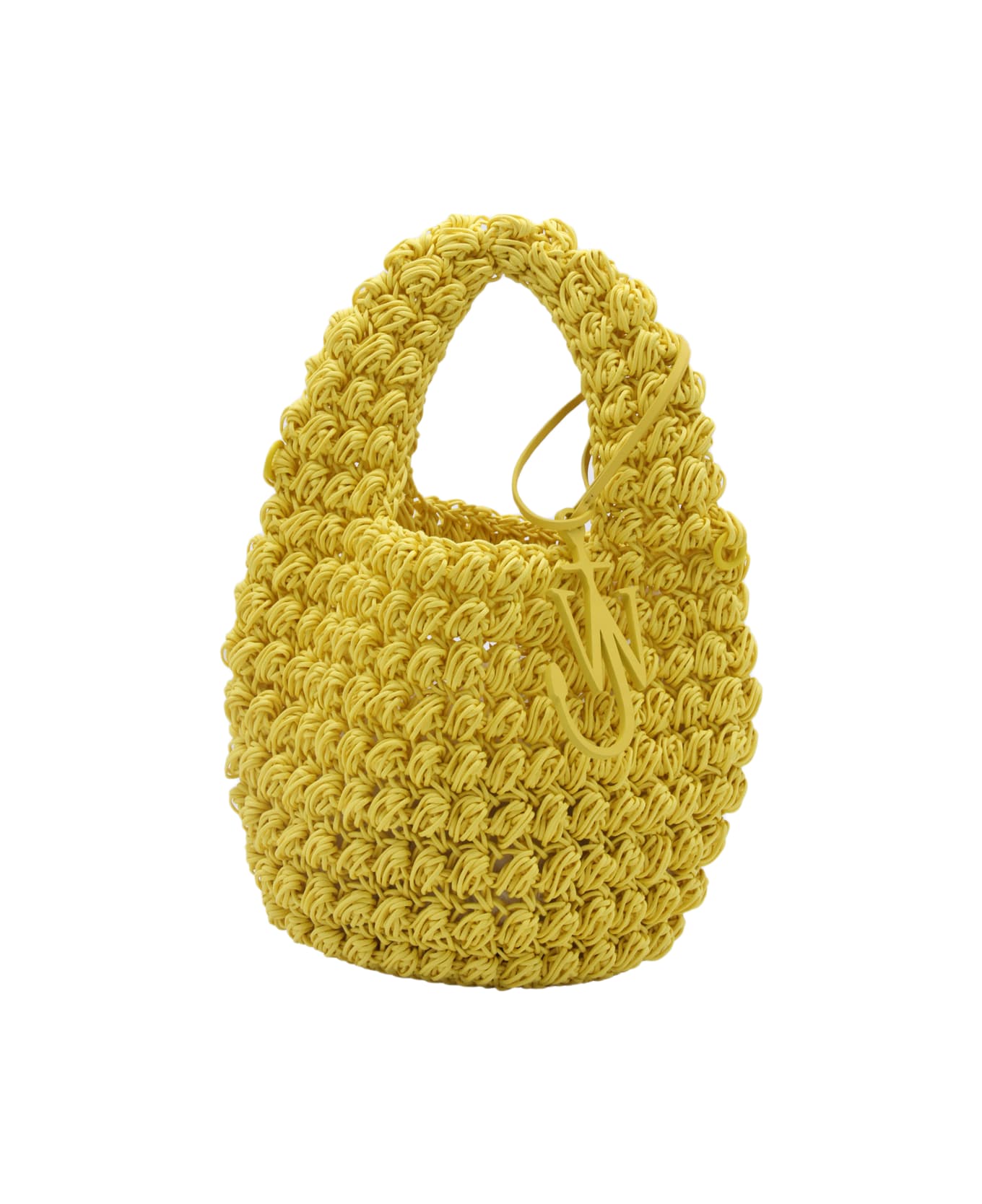 J.W. Anderson Yellow Tricot Anchor Satchel Bag - Yellow
