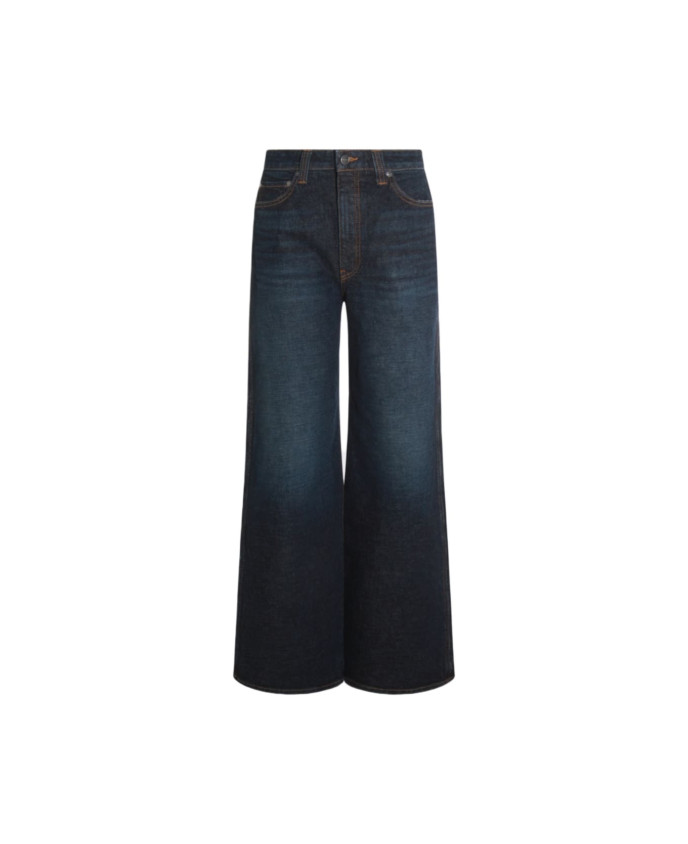 Khaite Blue Cotton Jeans - LANSING