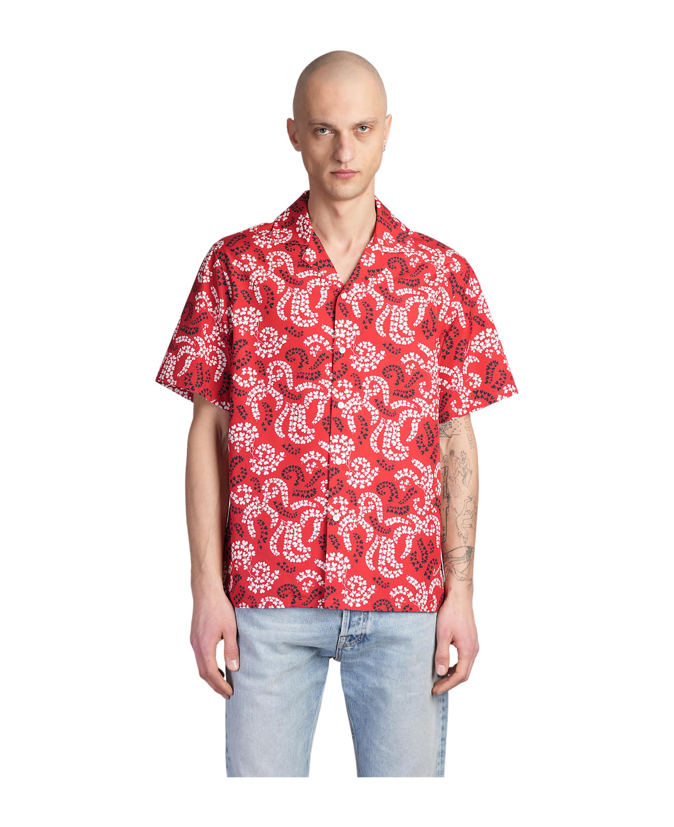 Lanvin Shirt In Red Cotton - red