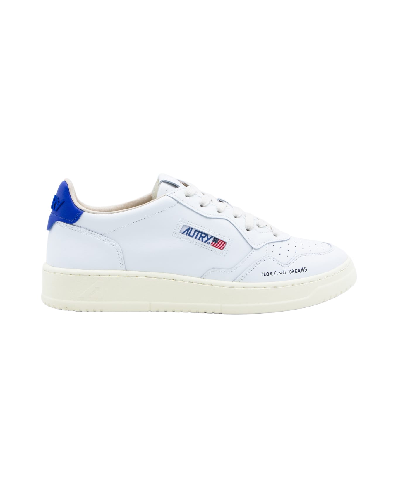Autry White And Blue Sneakers - WHT/BEABL