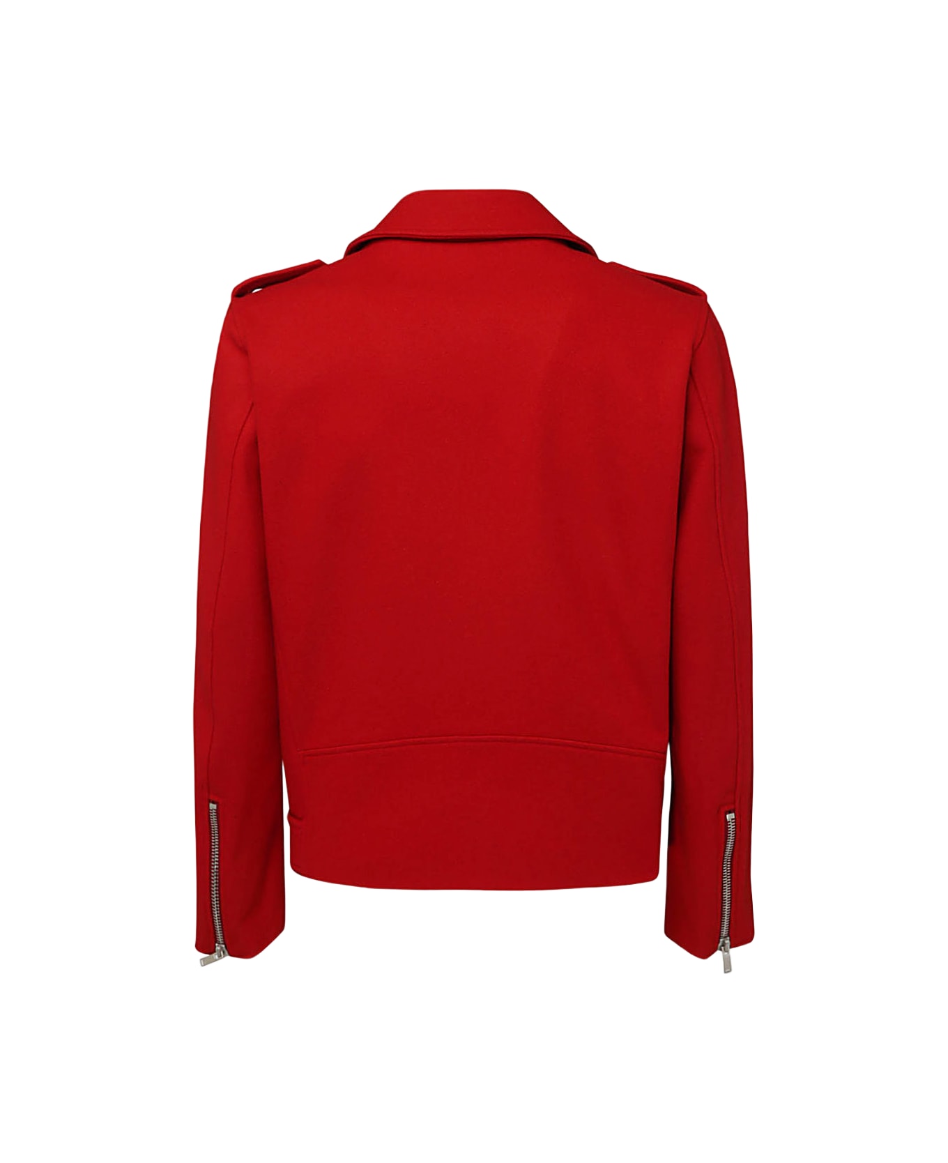 PT Torino Red Virgin Wool Casual Jacket - ROSSO CARDINALE