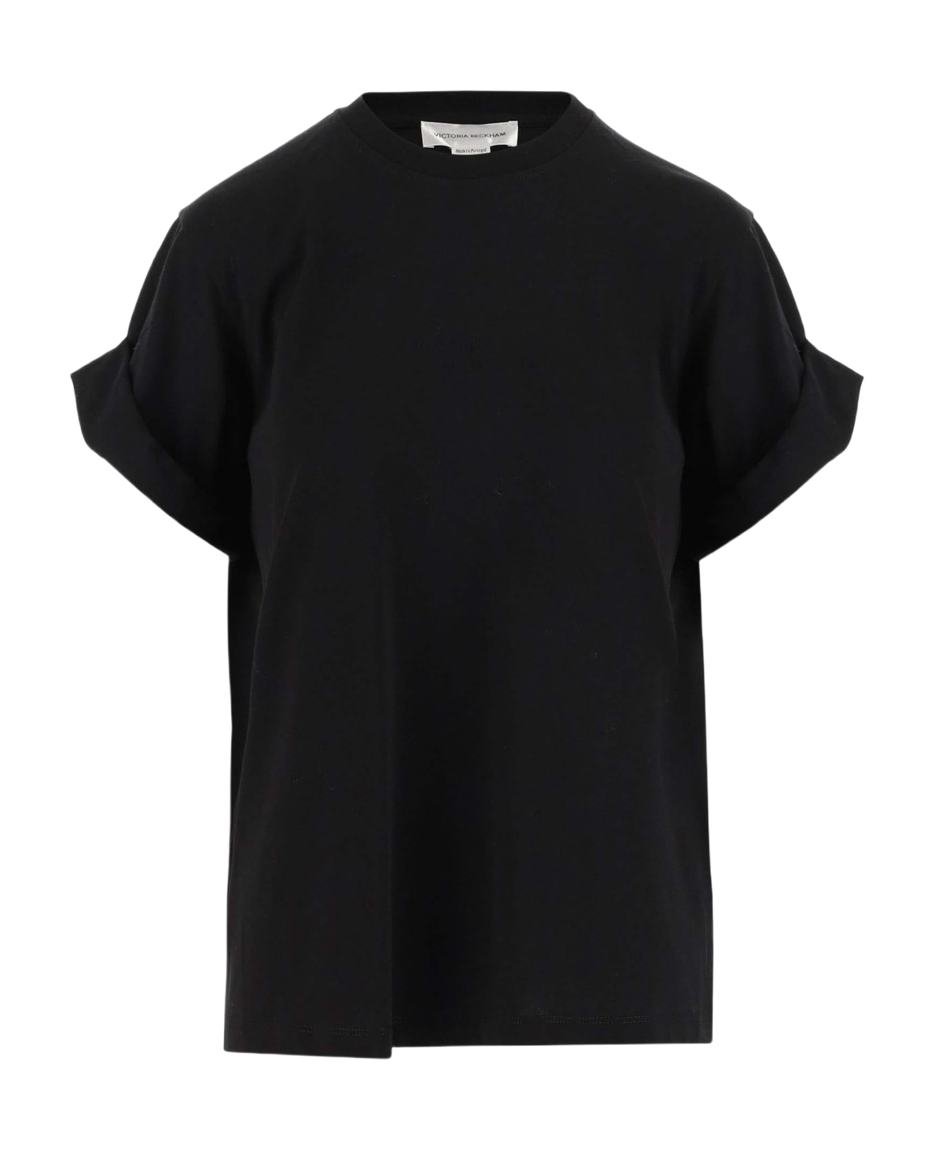 Victoria Beckham Cotton T-shirt - Black Tシャツ