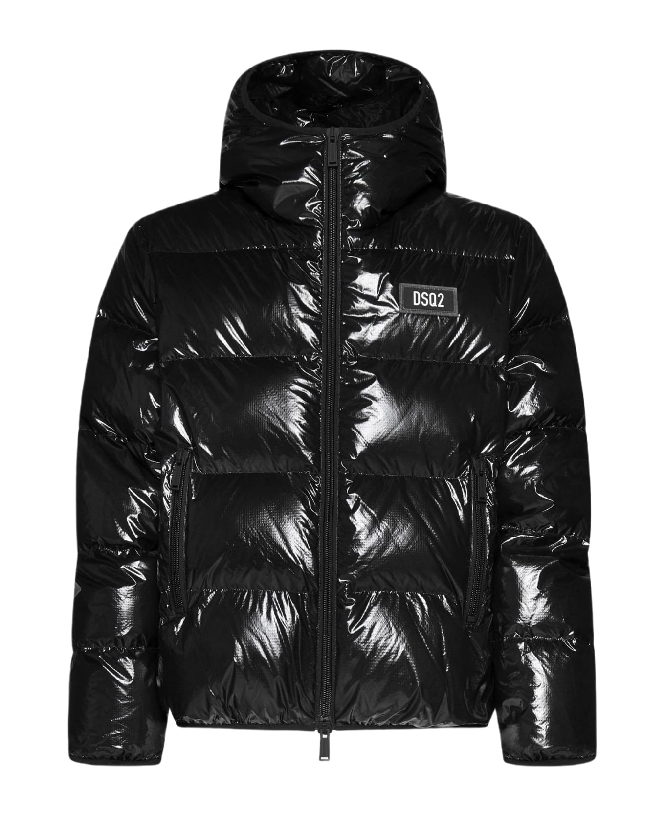 Dsquared2 Kaban Quilted Nylon Puffer Jacket - Black