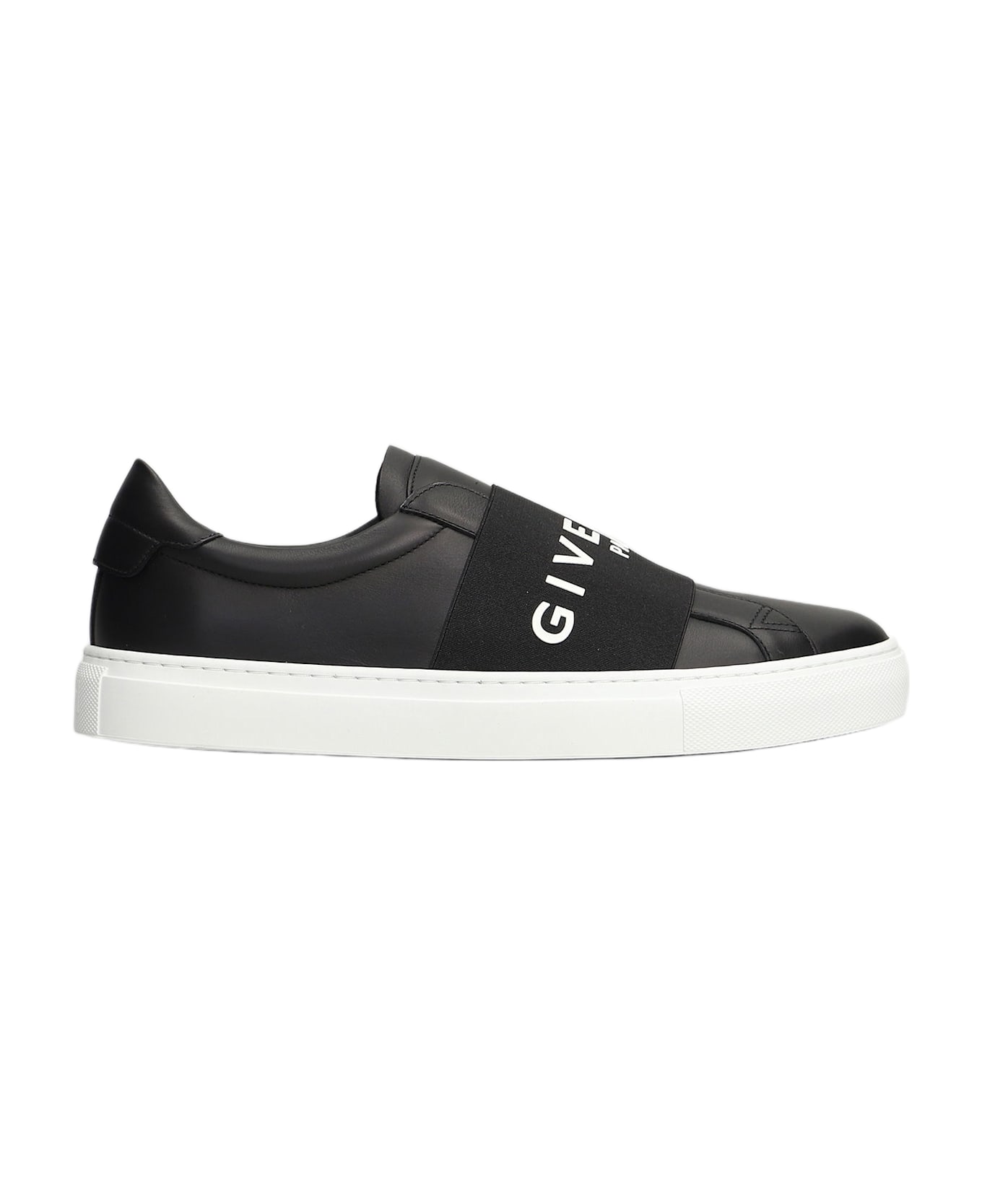 Givenchy Urban Street Low Sneakers In Black Leather - black