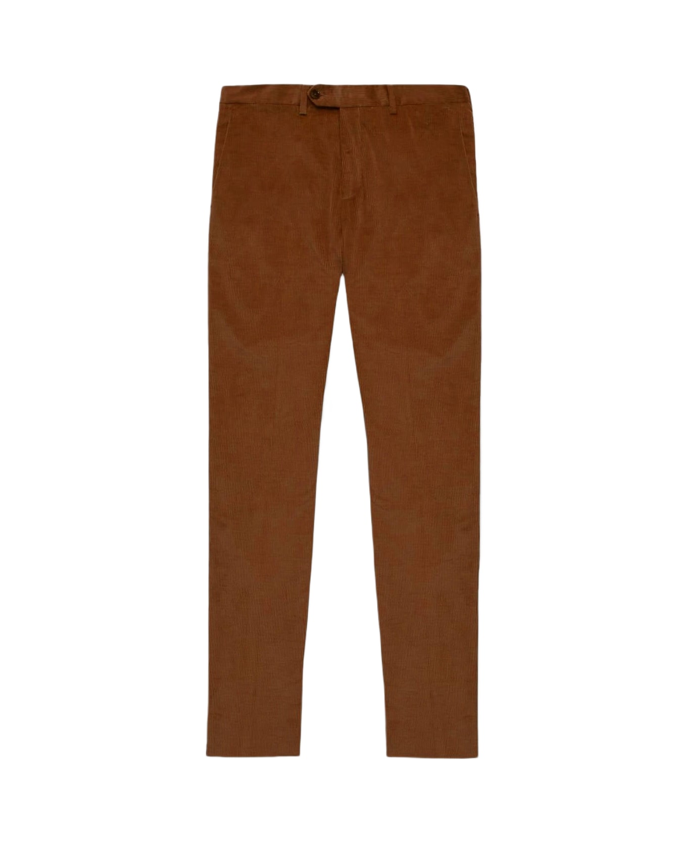 Larusmiani Velvet Trousers Howard Pants - Brown