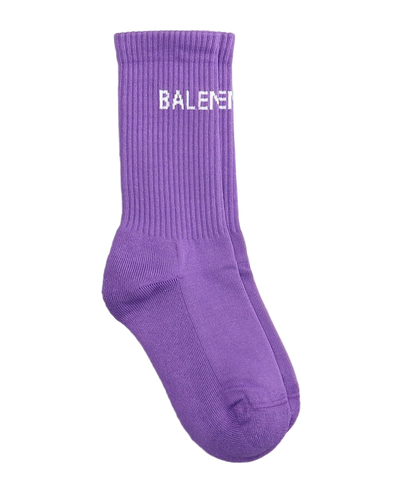 Balenciaga Socks In Viola Cotton - Viola