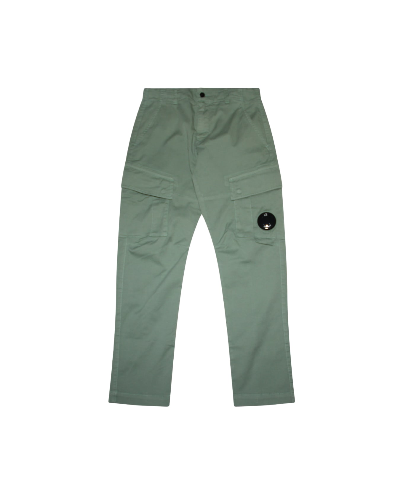 C.P. Company Green Cotton Pants - Green ボトムス