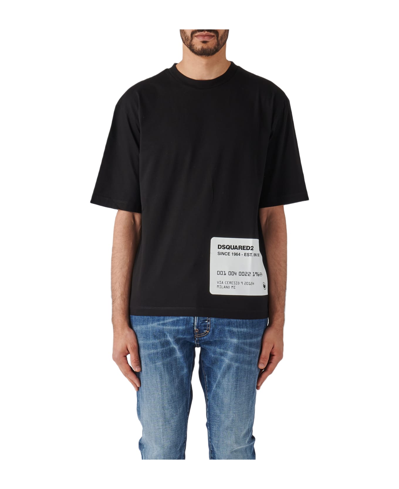 Dsquared2 Loose Fit Tee T-shirt - NERO