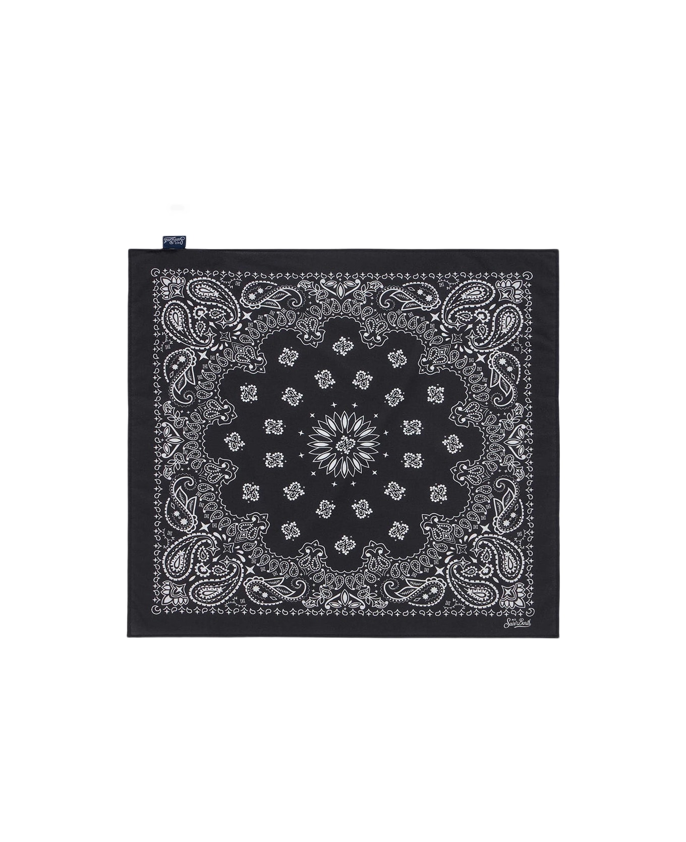MC2 Saint Barth Foulard Black Bandanna - BLACK