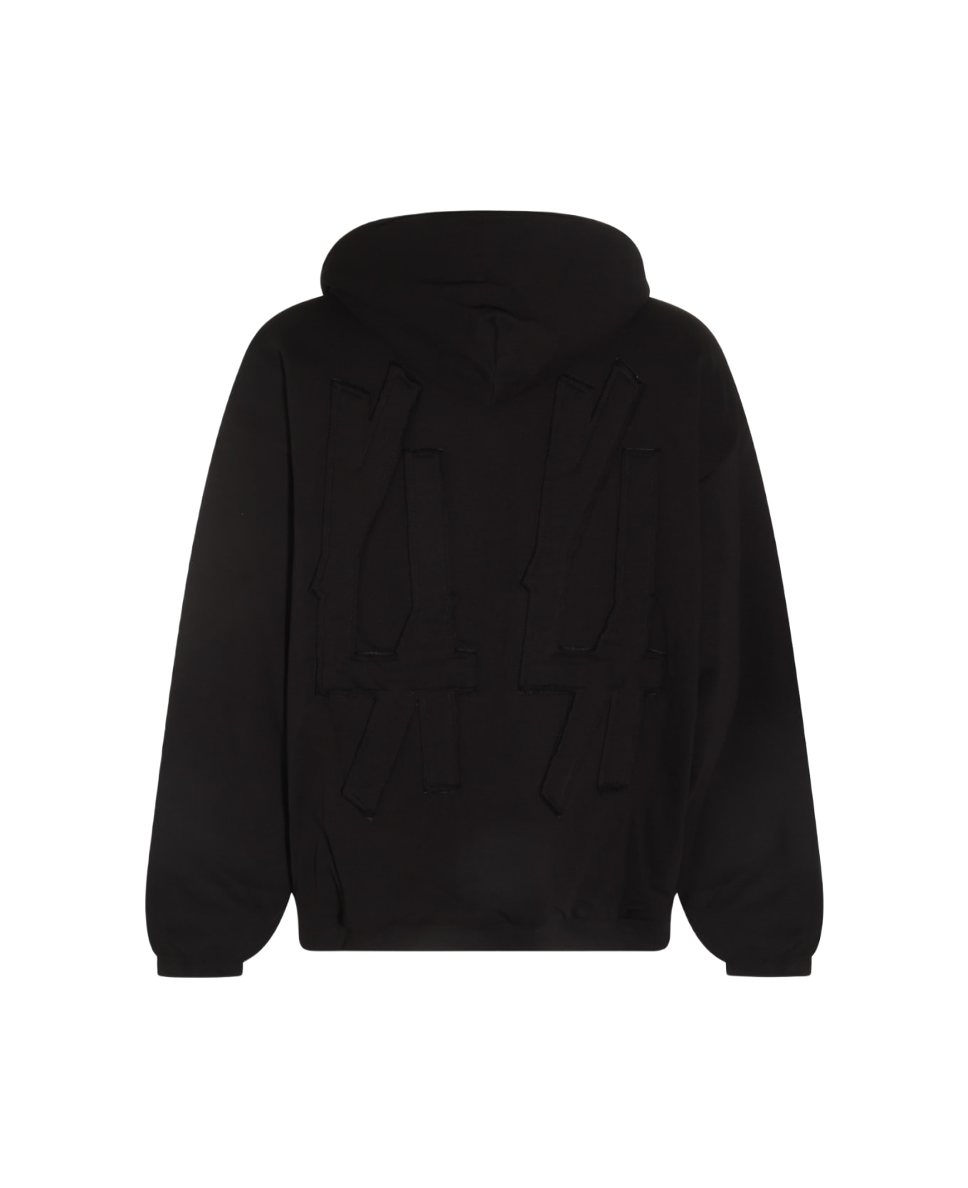 44 Label Group Black Cotton Sweatshirt - Black フリース