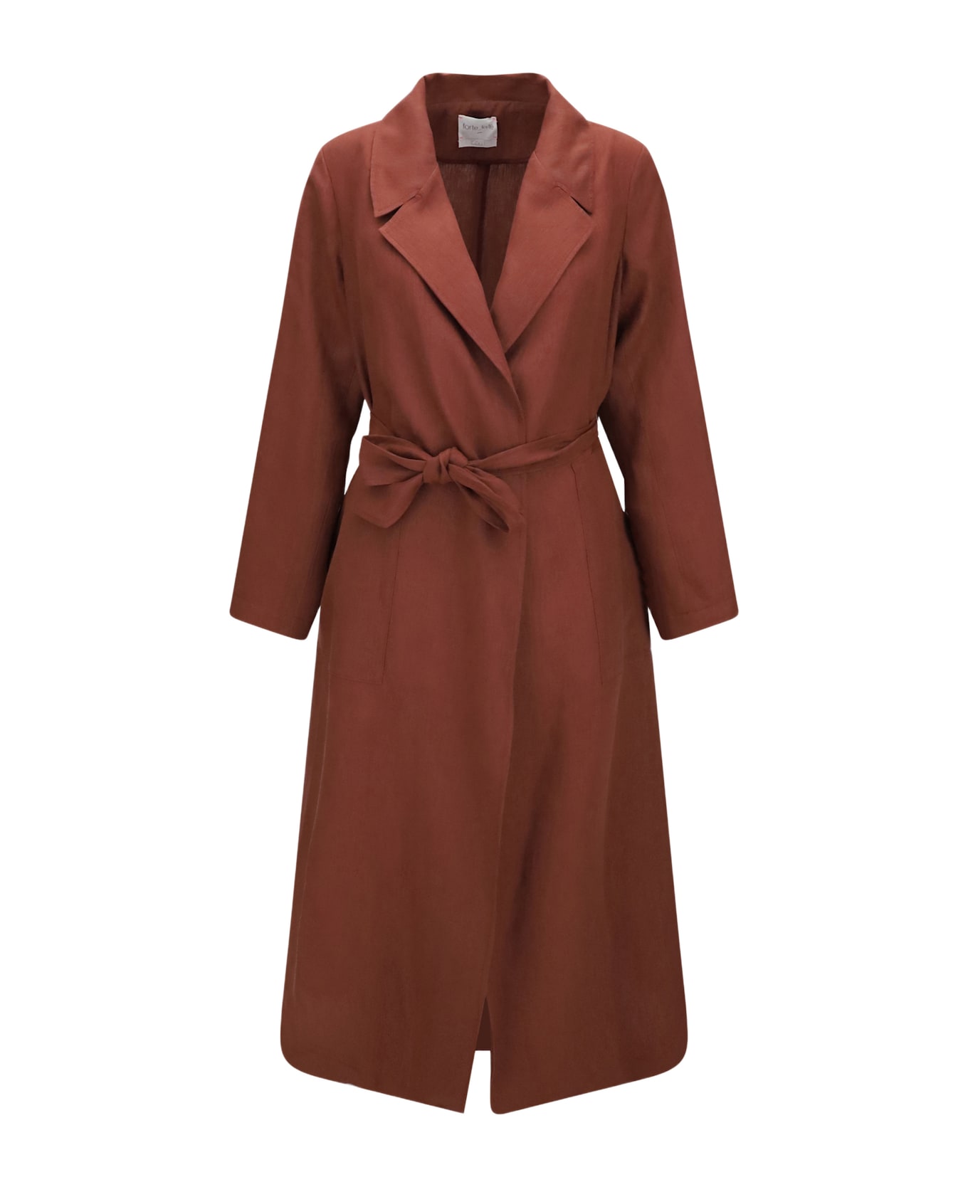 Forte_Forte Belted Linen Coat