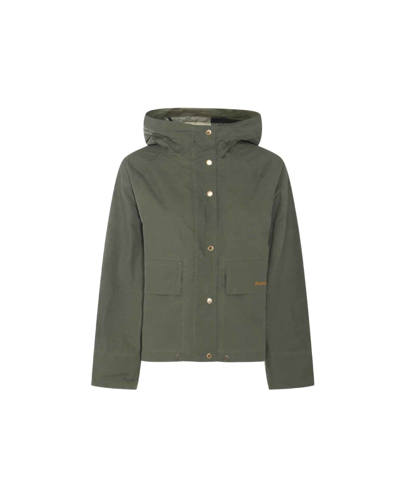 Barbour Army Cotton Casual Jacket - ARMY GREEN