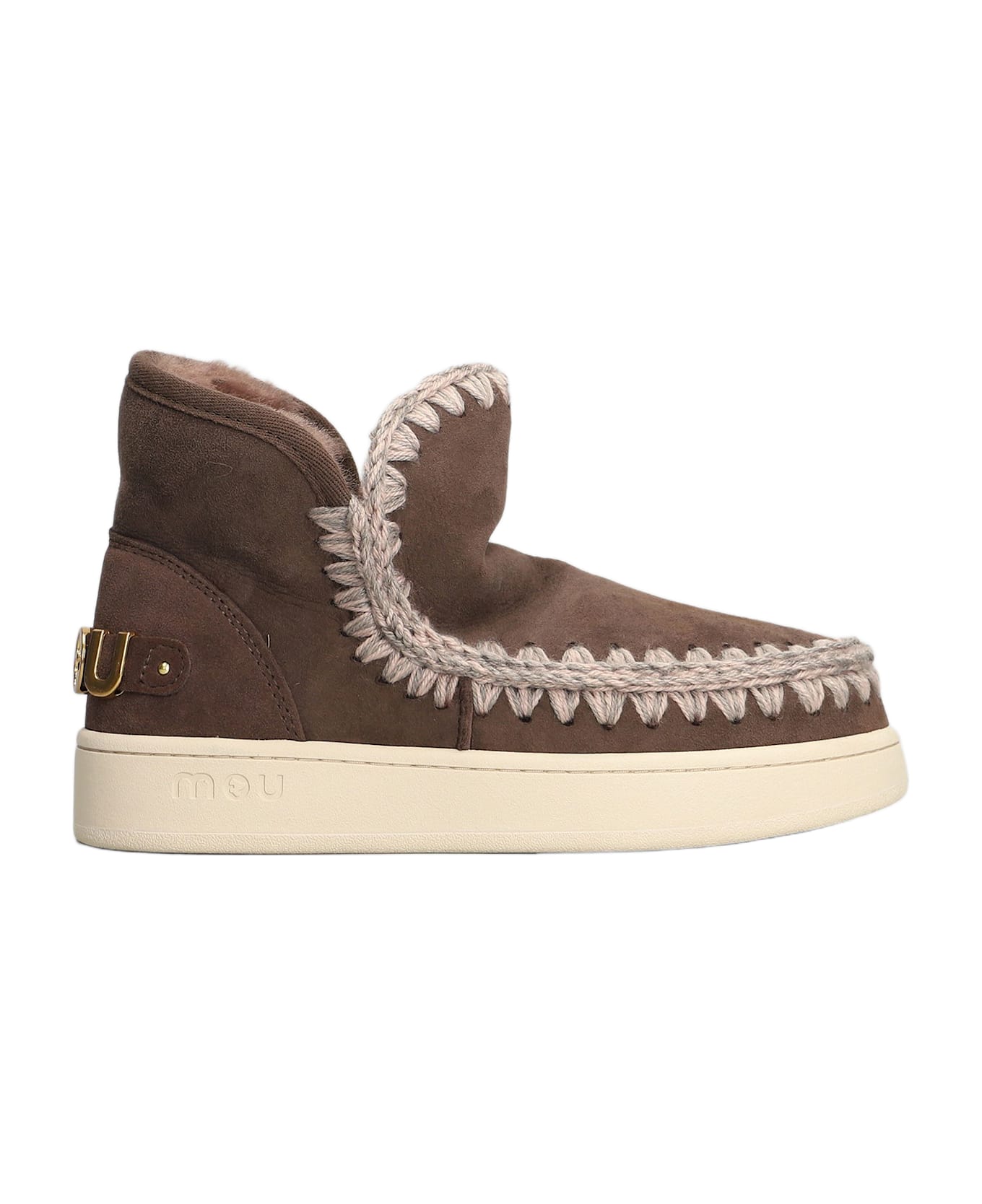 Mou New Eskimo Sneaker Sneakers In Brown Suede - brown