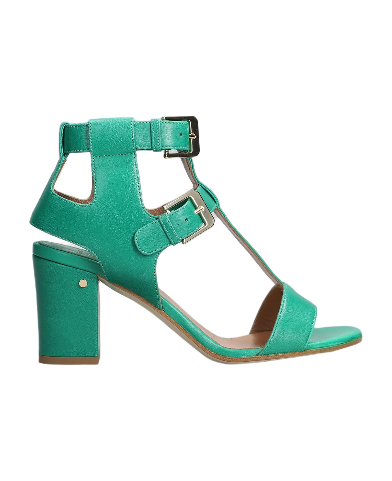 Laurence Dacade Helie Sandals In Green Leather - green