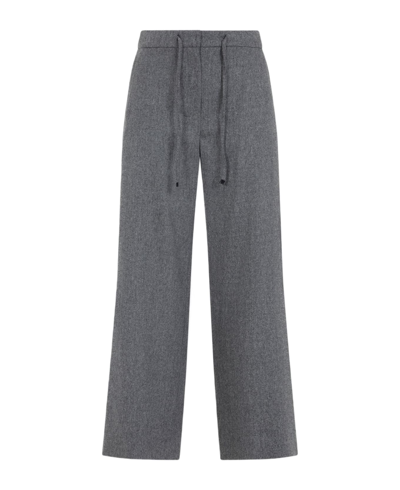 
S Max Mara Floria Cropped Pants - Grigio