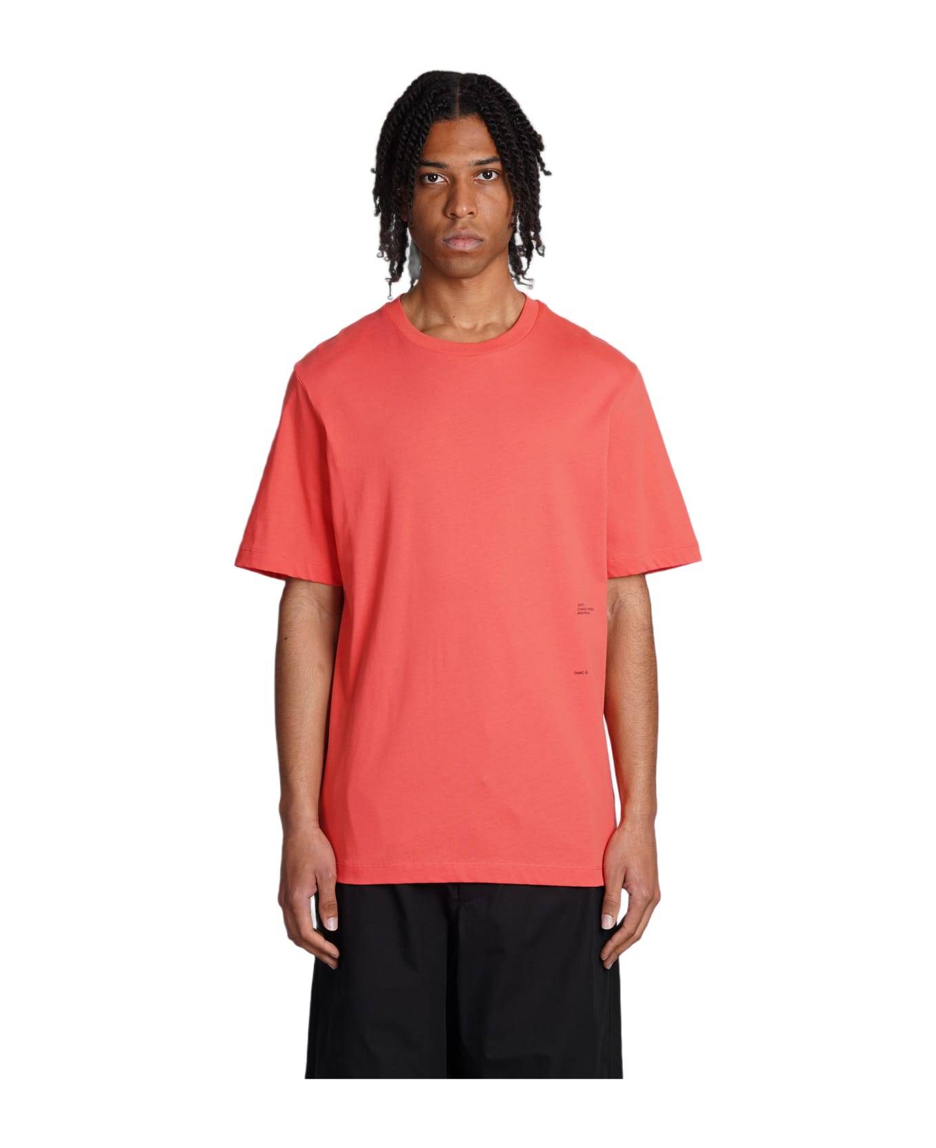 OAMC T-shirt In Orange Cotton - orange