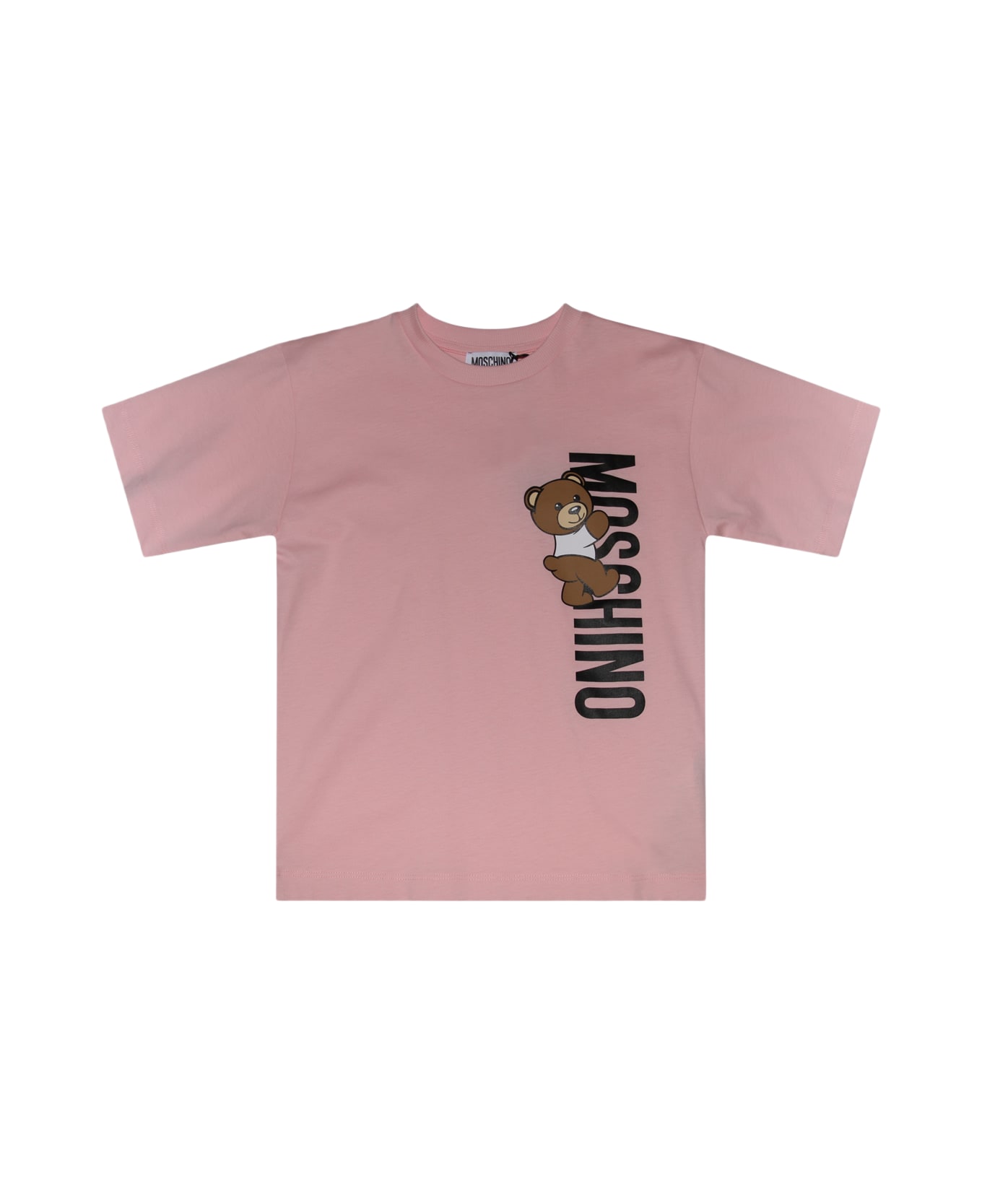 Moschino Pink Cotton Teddy Bear T-shirt - SUGAR ROSE