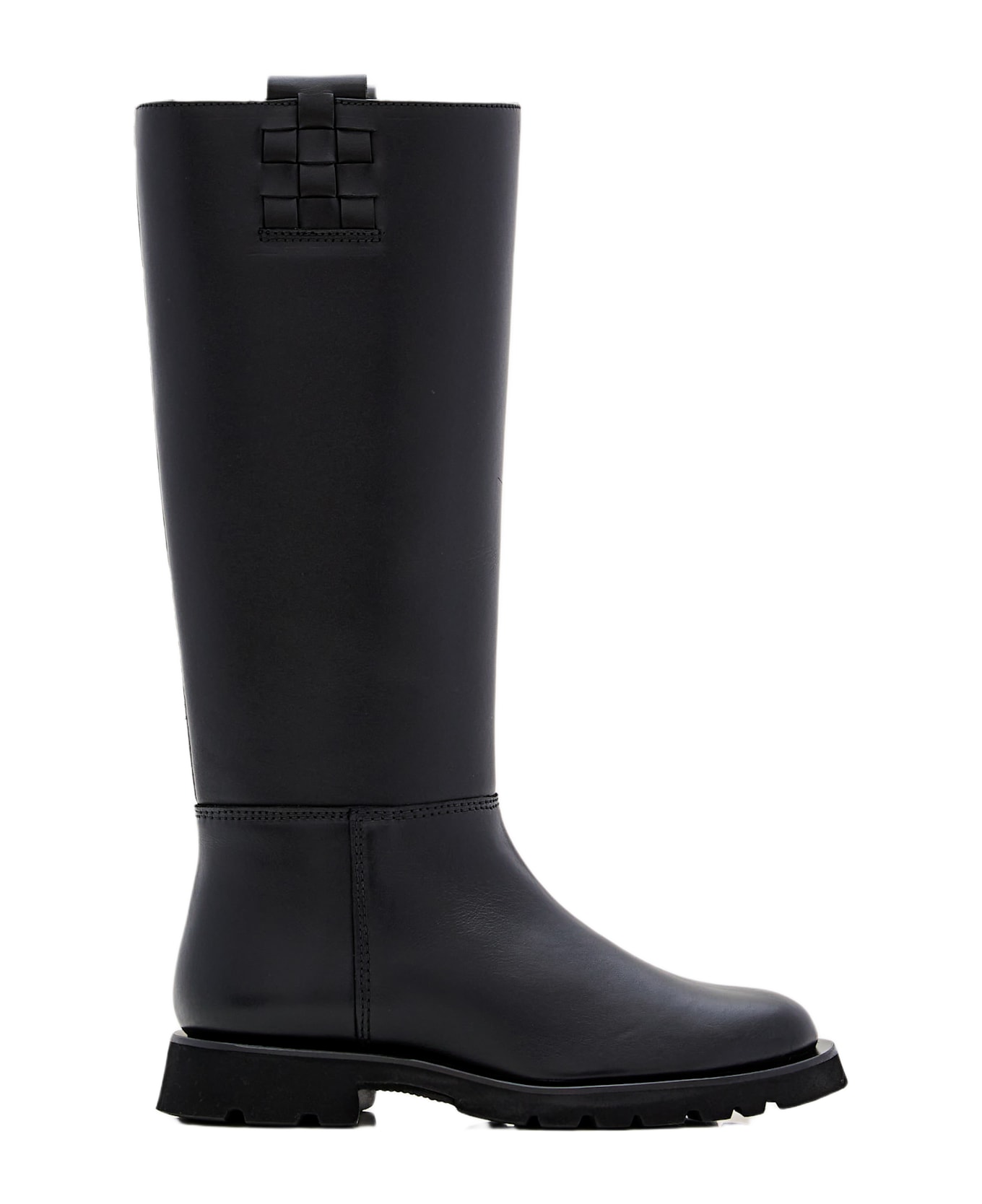Hereu Anella High Leather Boot - Black