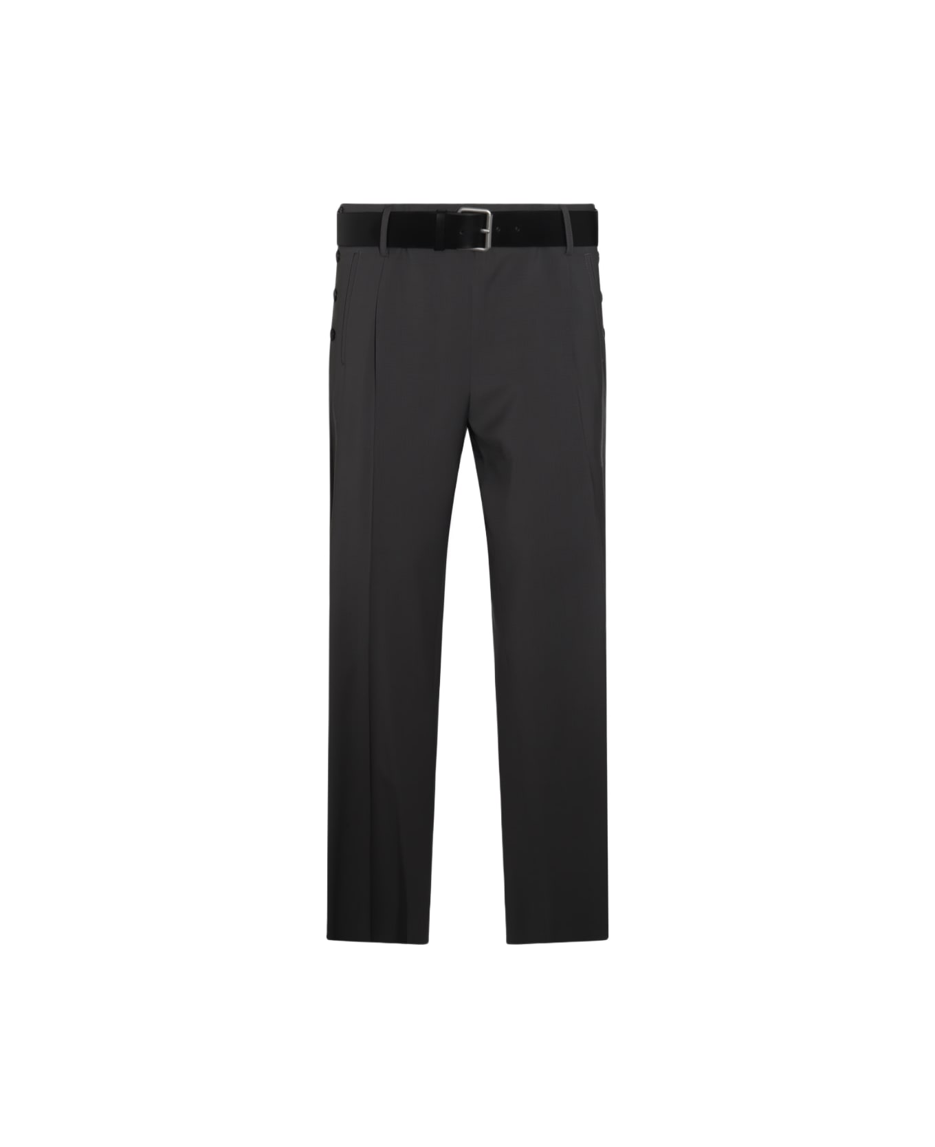 Moschino Grey Wool Pants - GREY