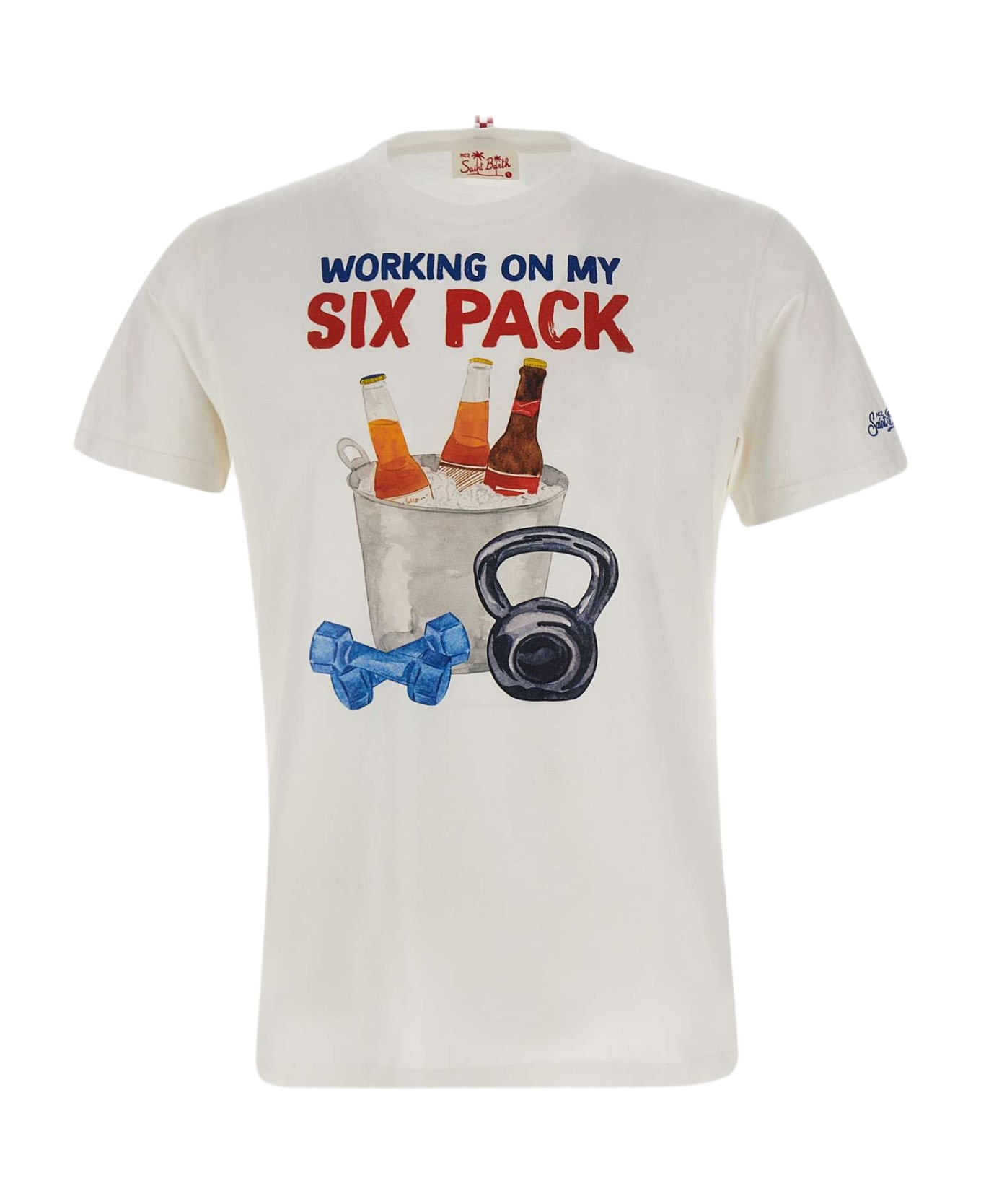 MC2 Saint Barth "six Pack" Cotton T-shirt - WHITE シャツ