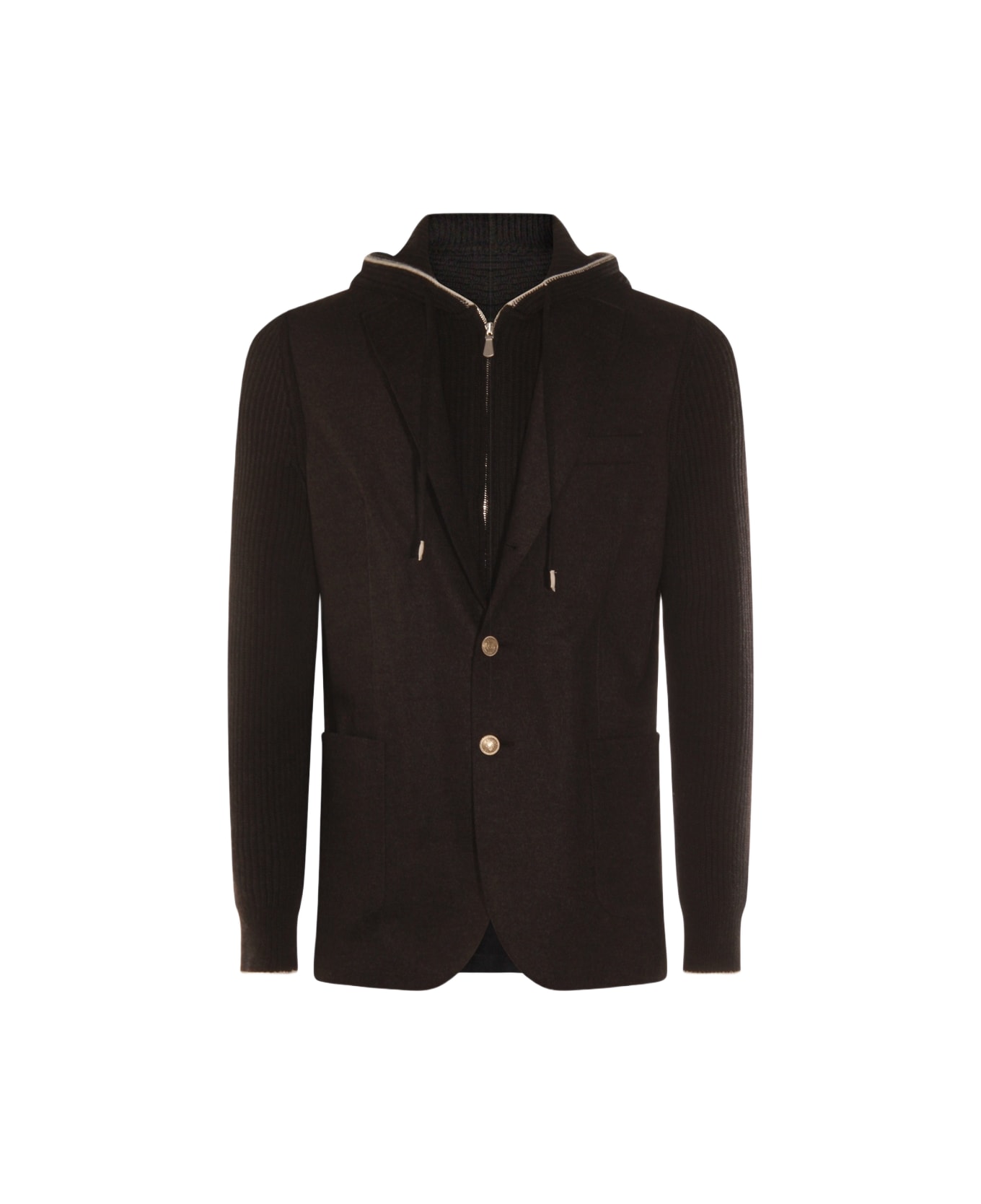 Eleventy Grey Wool Blazer - Grey