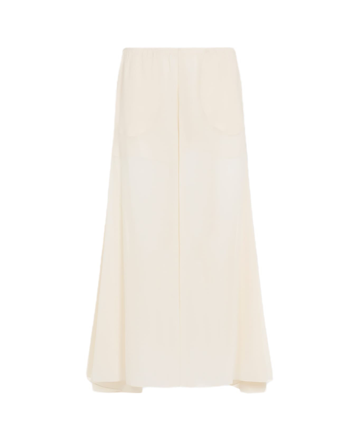 Chloé Silk Pants - Pristine White
