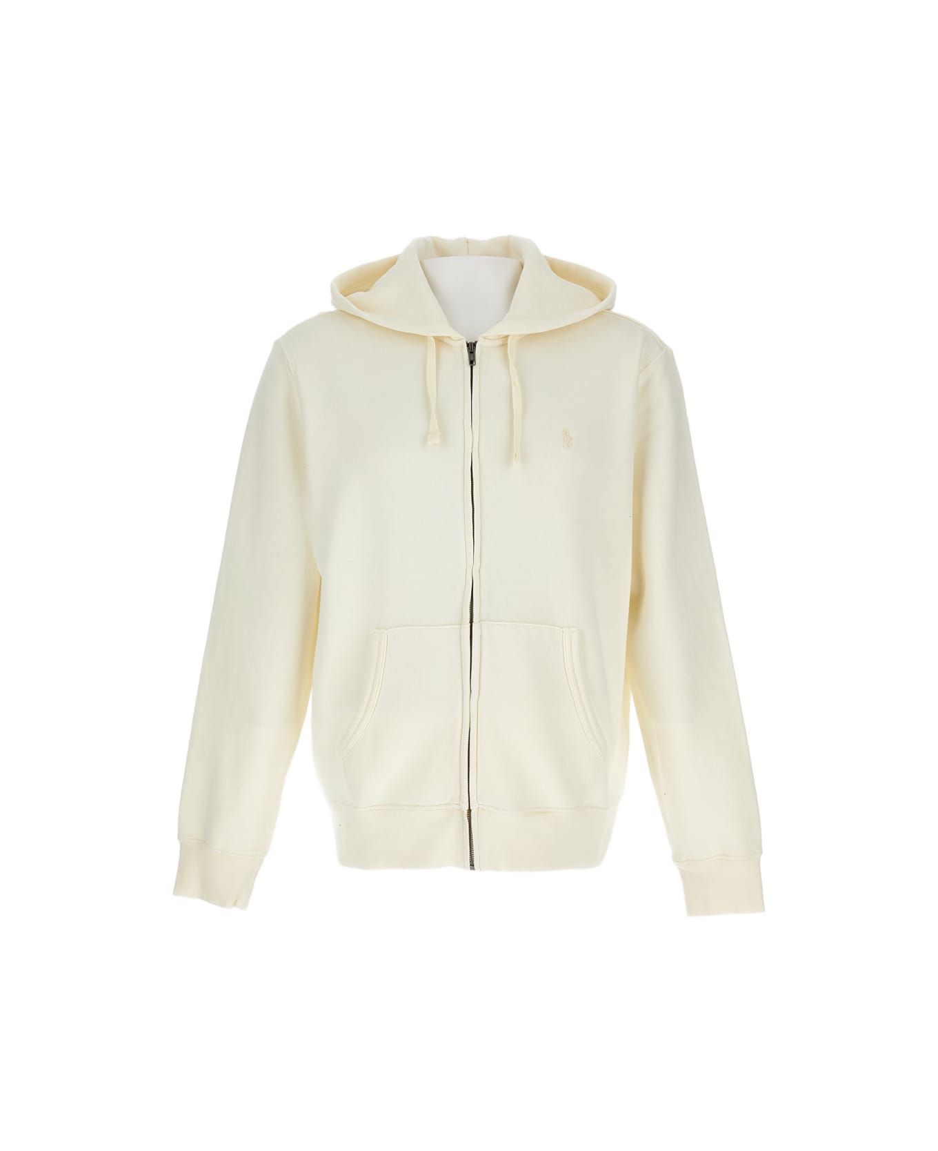 Polo Ralph Lauren Zip-up Sweatshirt - White