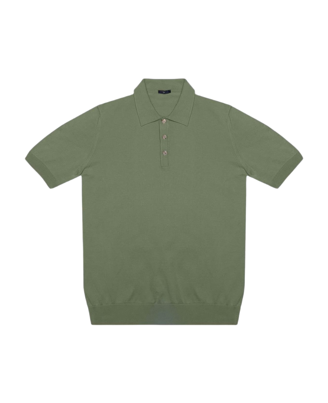 Larusmiani Ischia Polo Sweater - Olive
