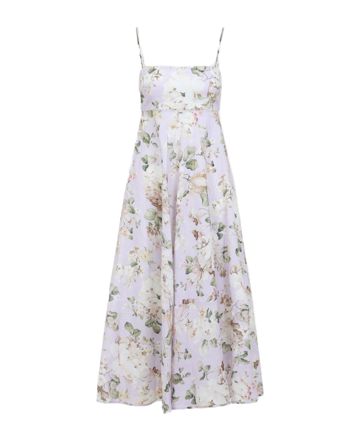 Zimmermann Acacia Bandeau Midi Dress - Lilac