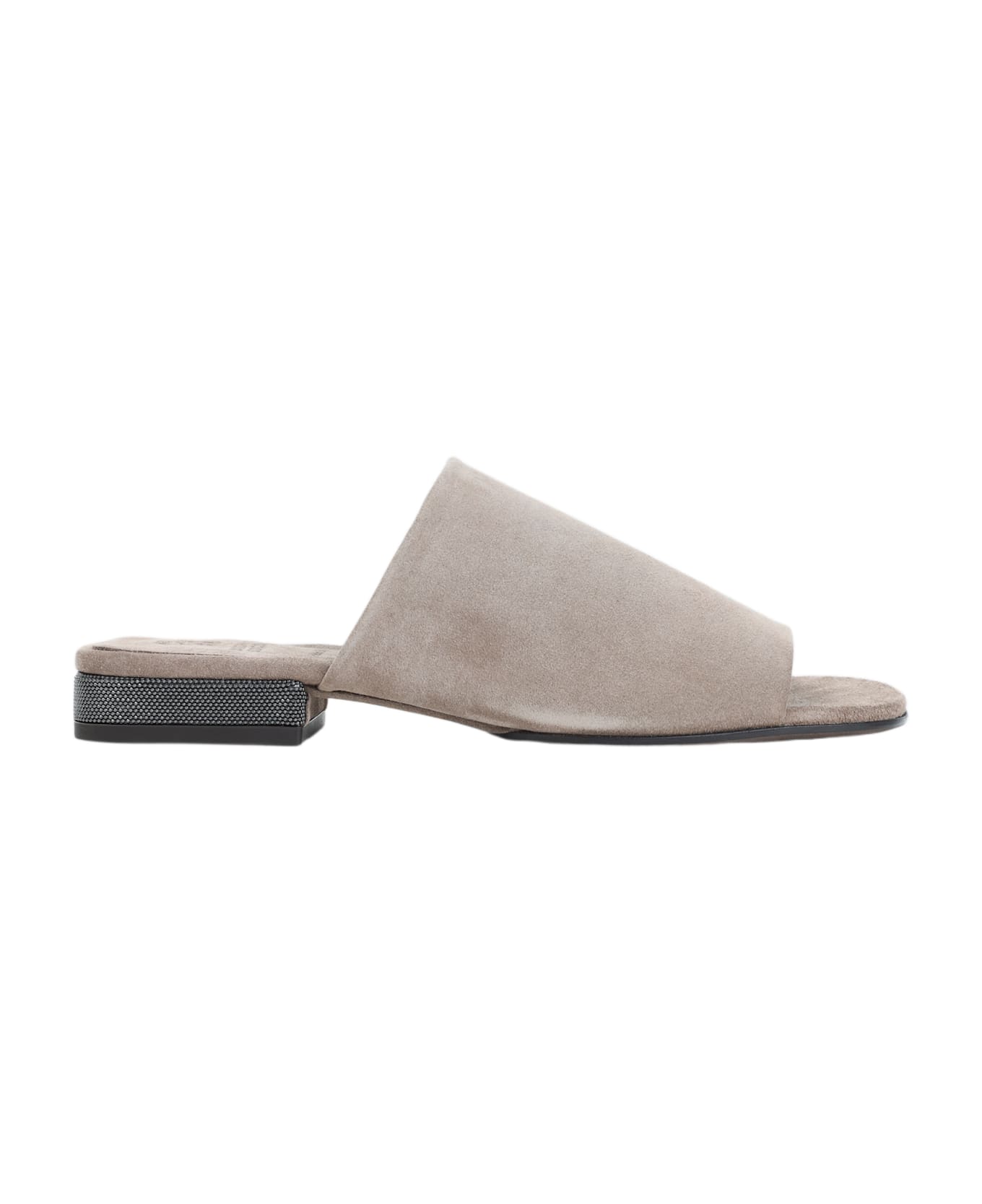 Brunello Cucinelli Suede Flat Sandals - Shore