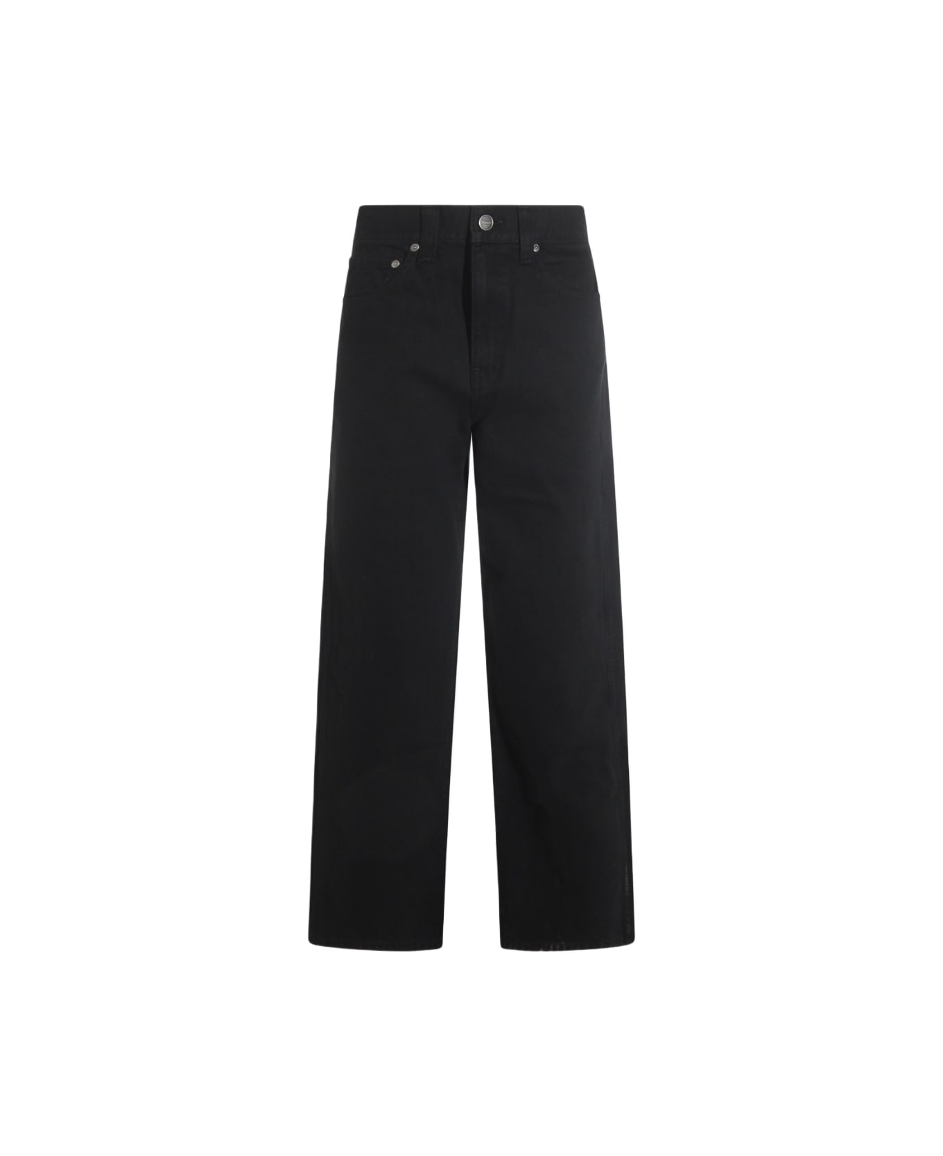 Khaite Black Cotton Jeans - CARLYLE