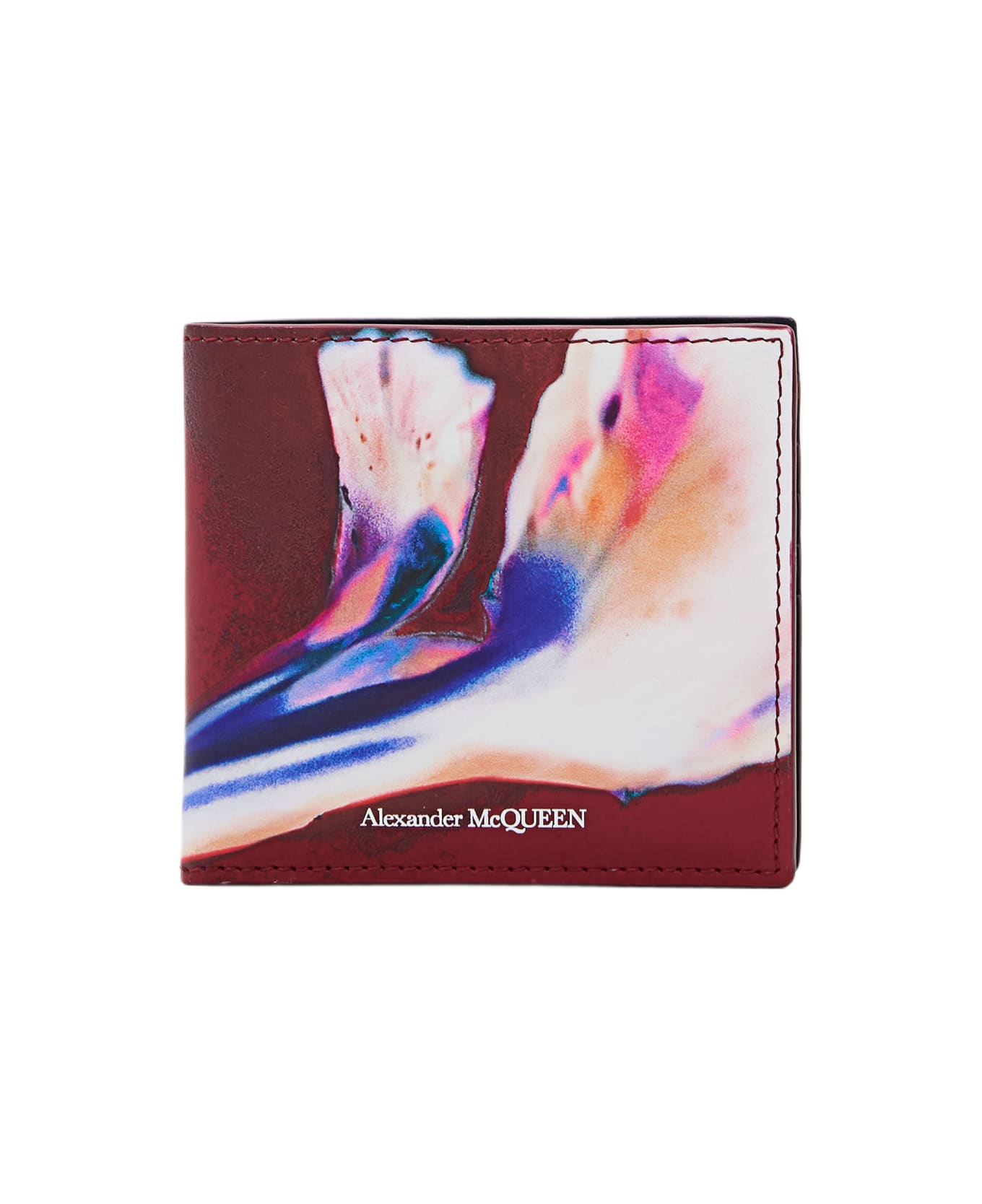 Alexander McQueen Leather Billfold Wallet - MultiColour