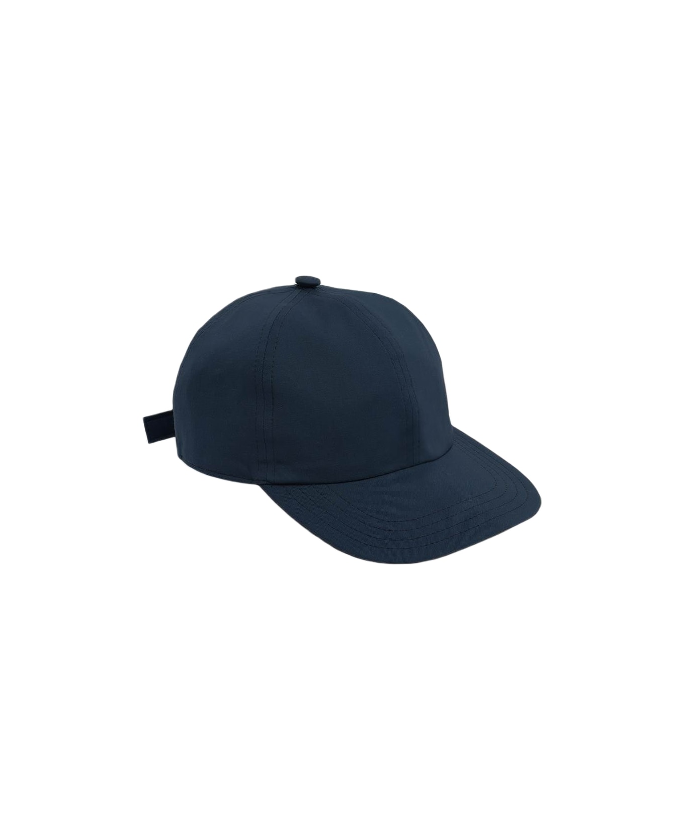 Larusmiani Cashmere Baseball Cap Hat - Navy