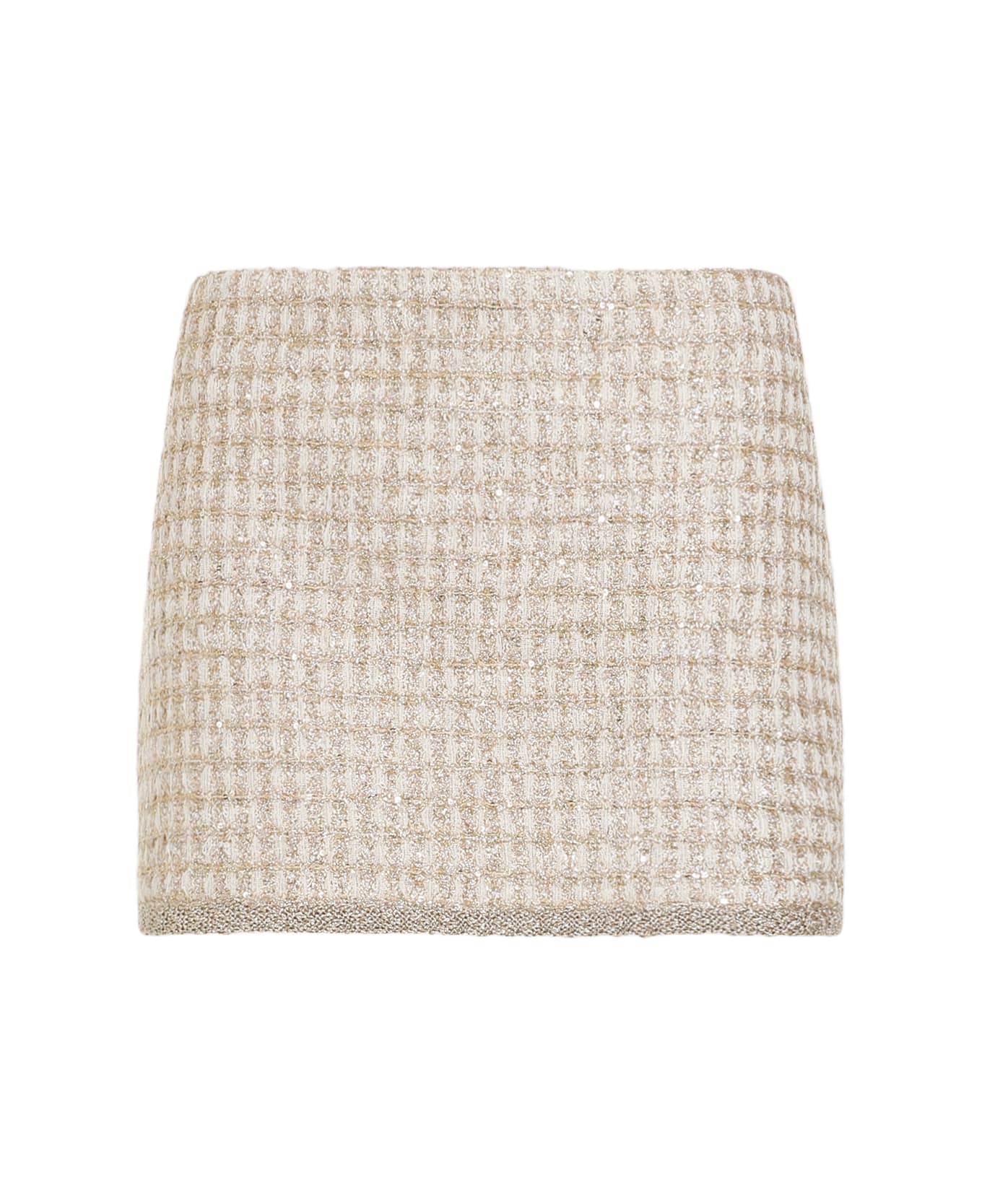 Miu Miu Mini Skirt - Avorio Oro