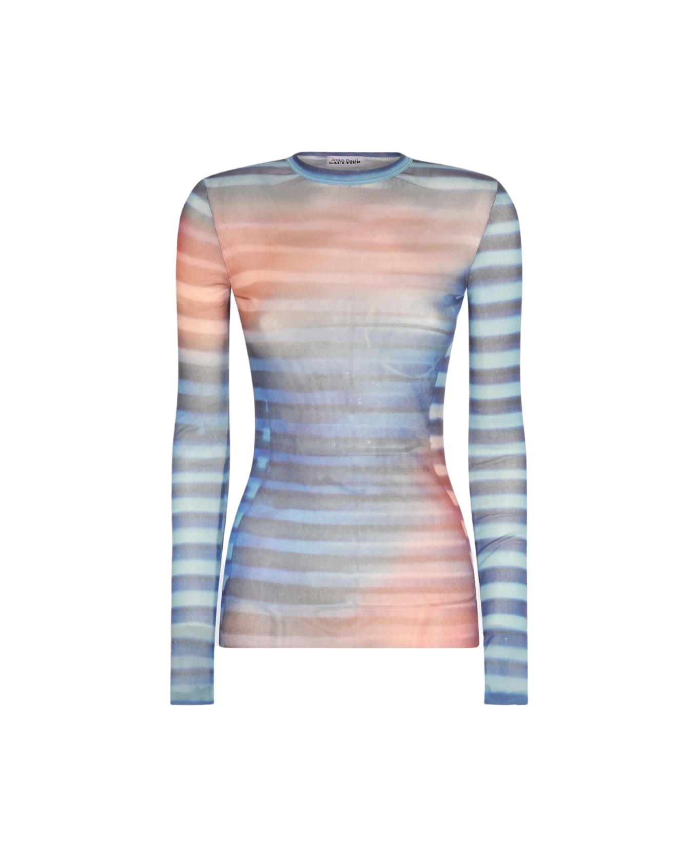 Jean Paul Gaultier Light Blue Top - LIGHTBLUE/BLUE/PEACH