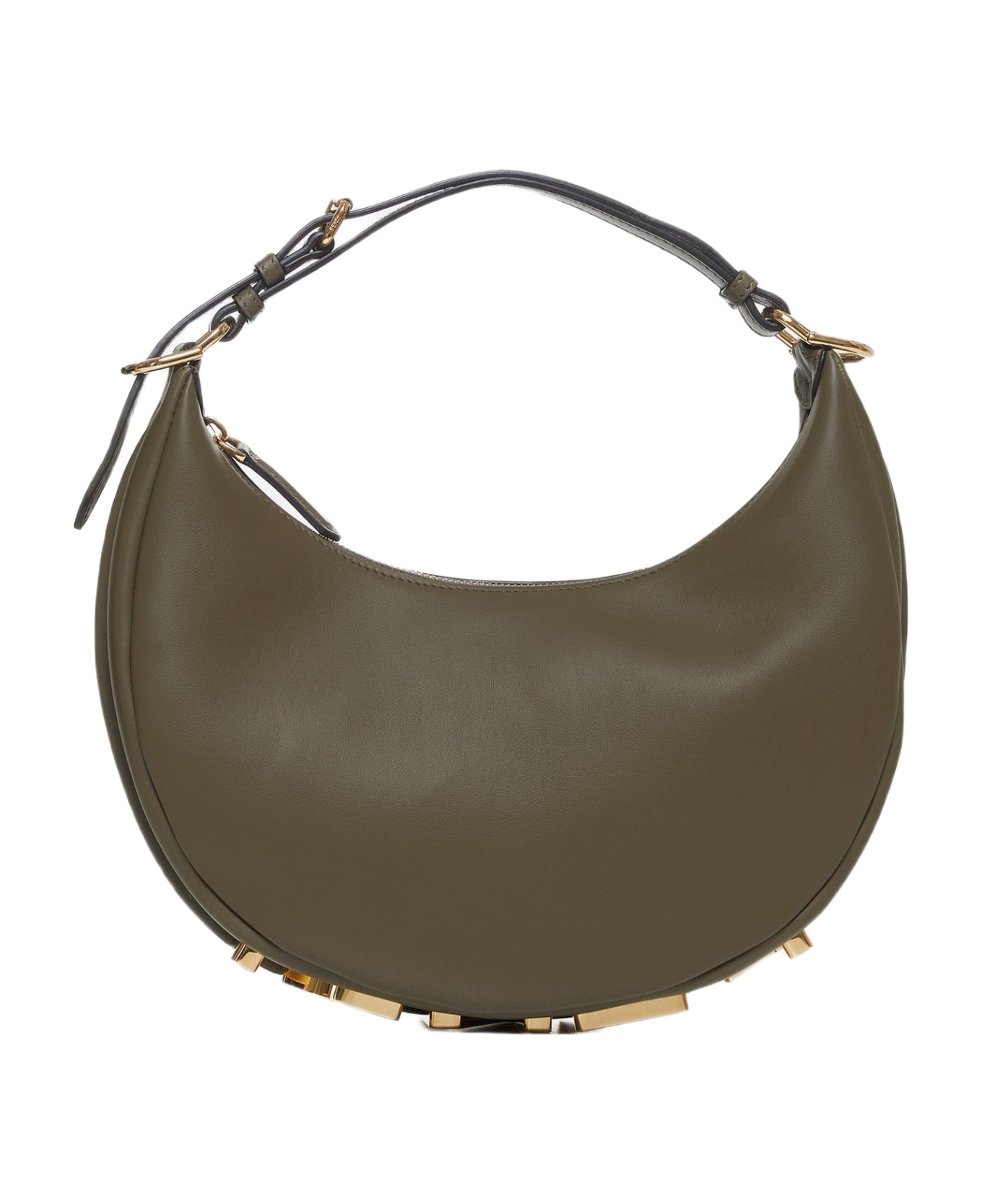 Fendi Graphy Small Leather Bag - Verde