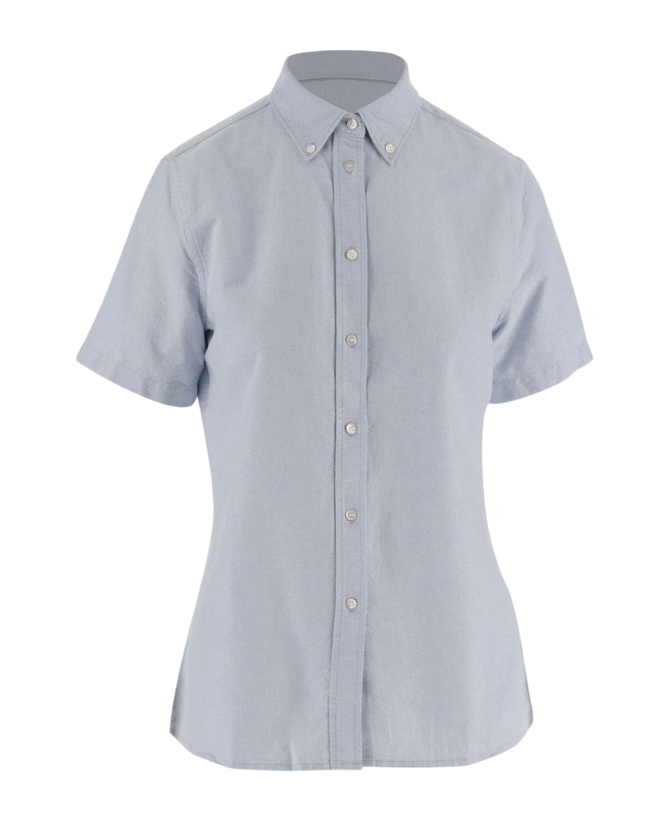 Aspesi Cotton Short Sleeve Shirt - Clear Blue シャツ