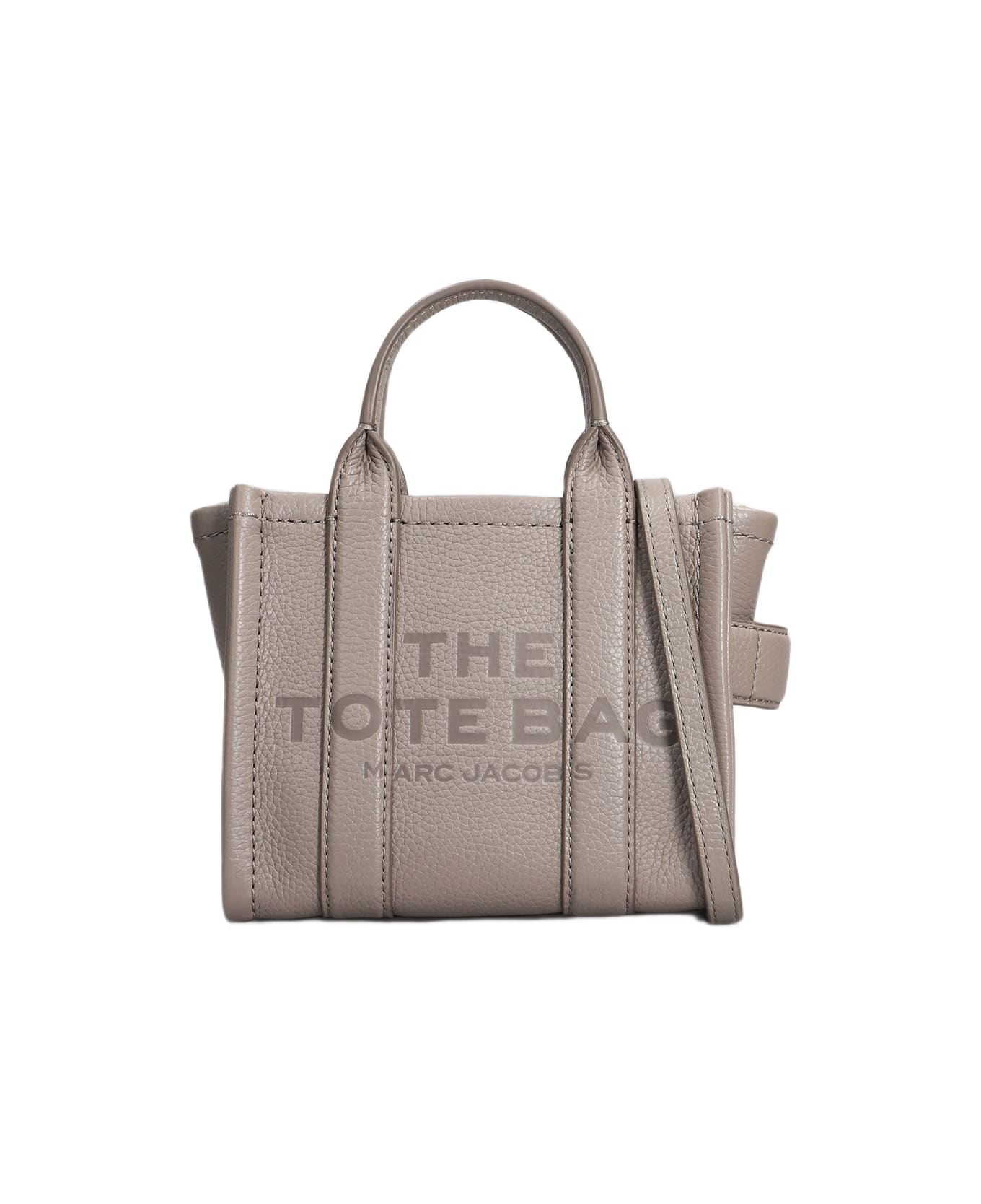 Marc Jacobs The Mini Tote Tote In Grey Leather | italist