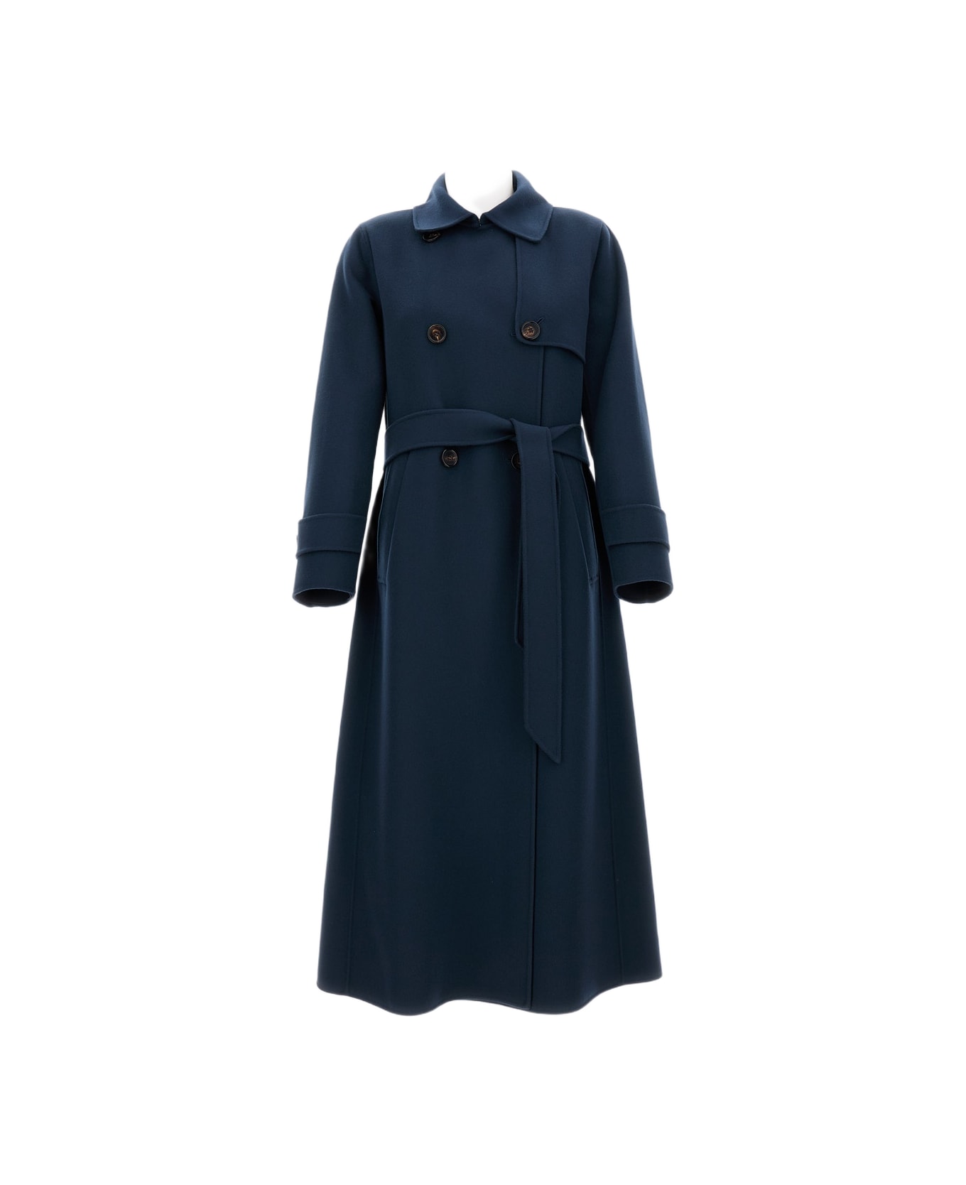 
S Max Mara Sem Coat - BLUE