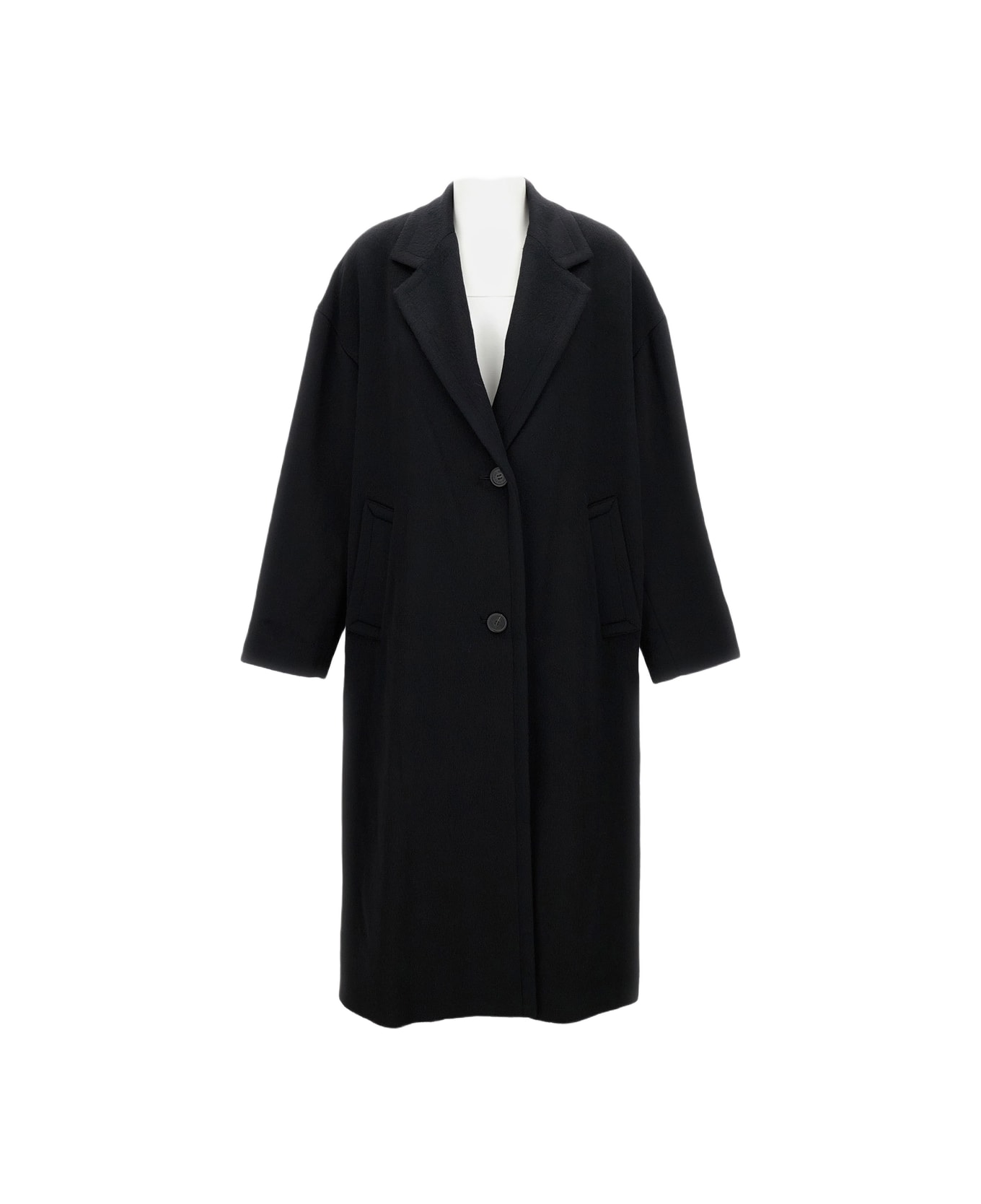 Golden Goose Single Breast Coat - Black