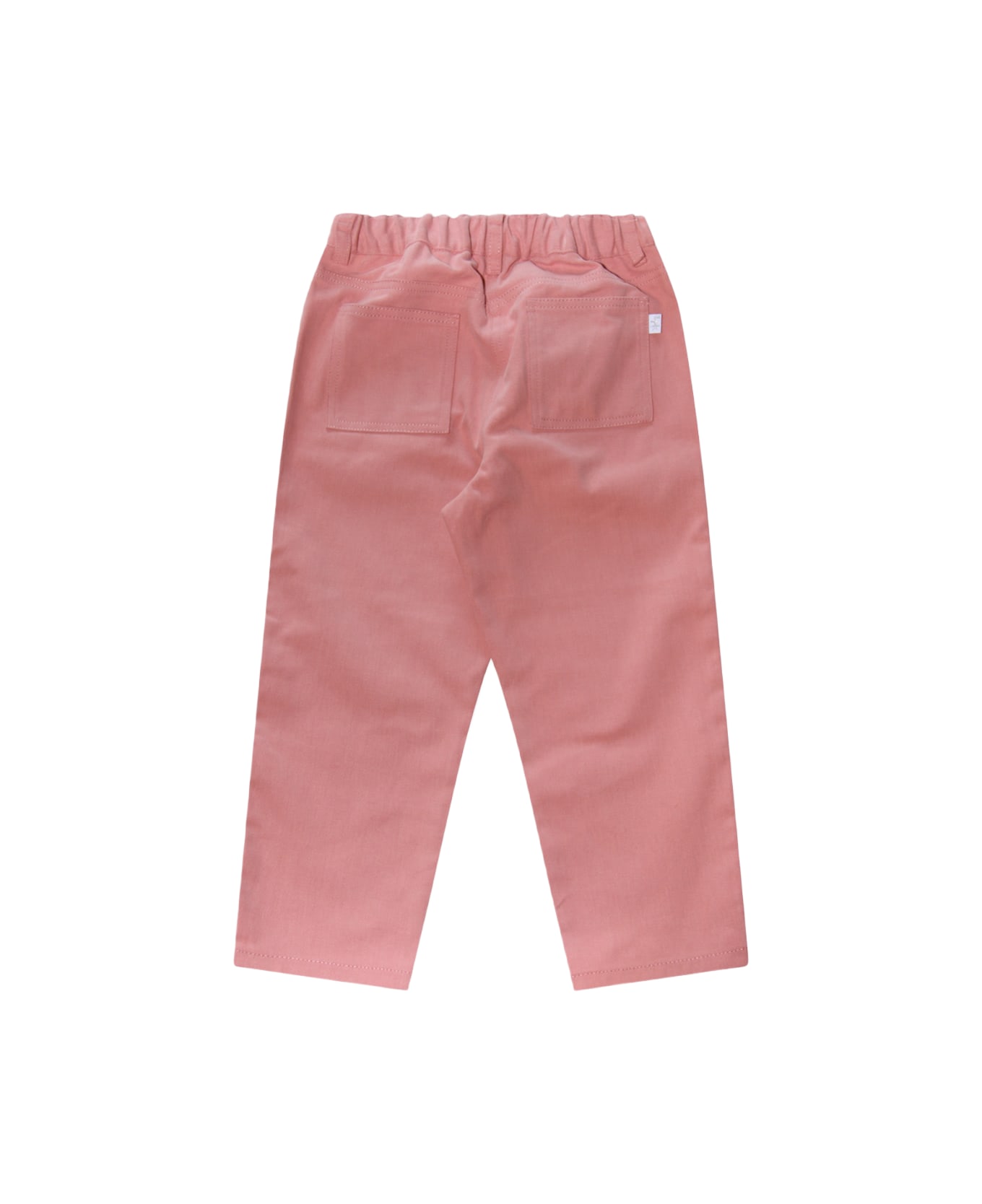 Il Gufo Pink Cotton Pants - Powder Pink