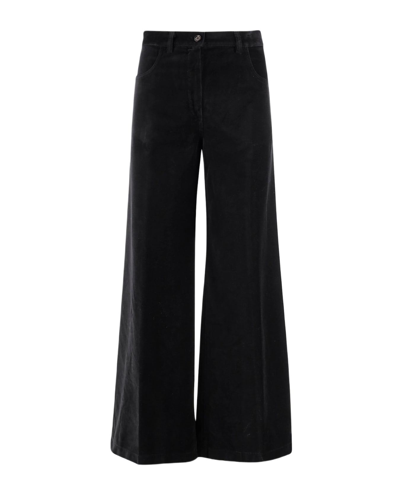 Aspesi Cotton Trousers - Black