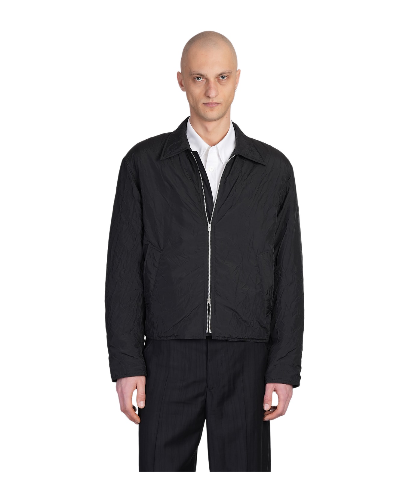 Our Legacy Casual Jacket In Black Polyamide - black