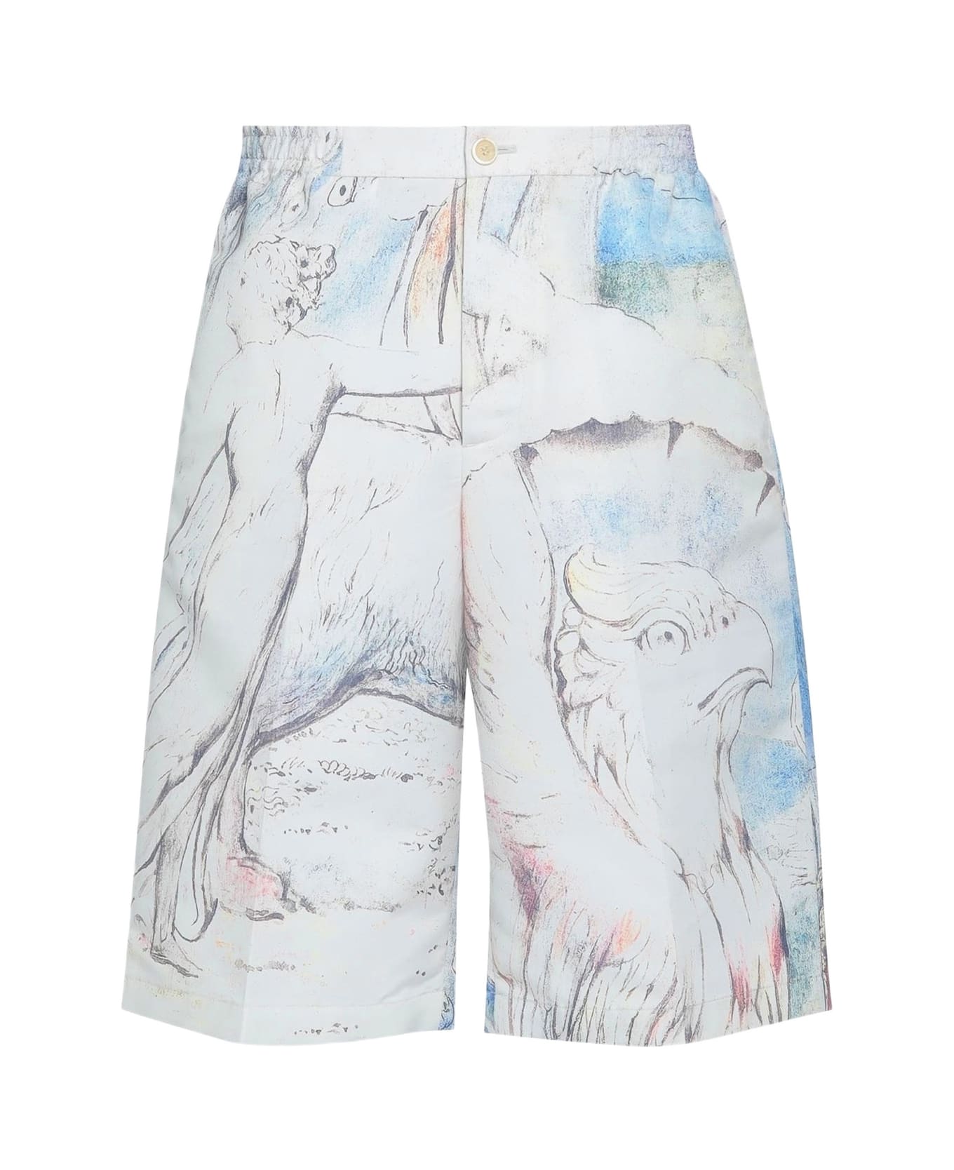 Alexander McQueen William Blake Dante Shorts - Beige