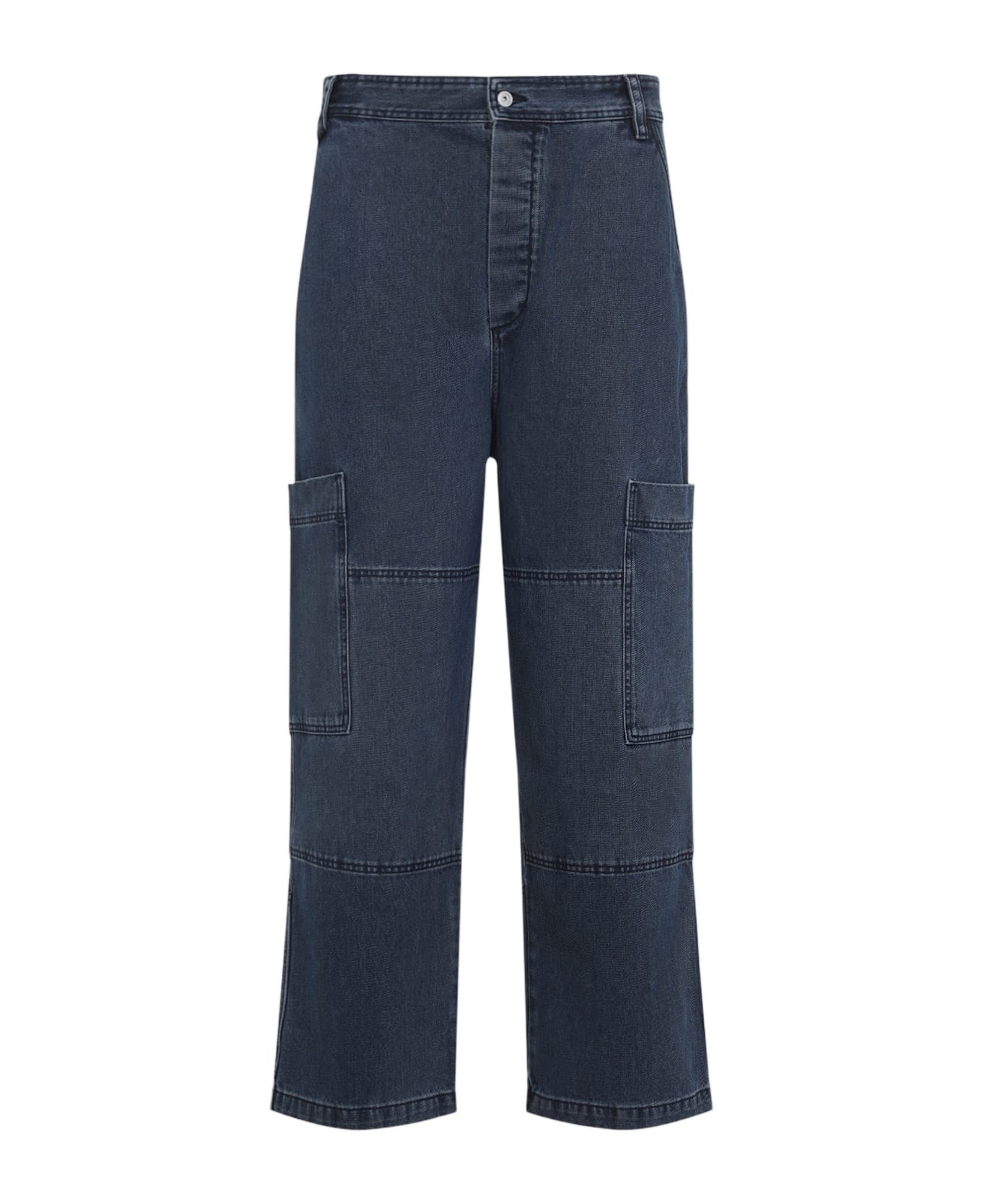 Jacquemus Le Cargo De-nimes Carre Jeans - Navy