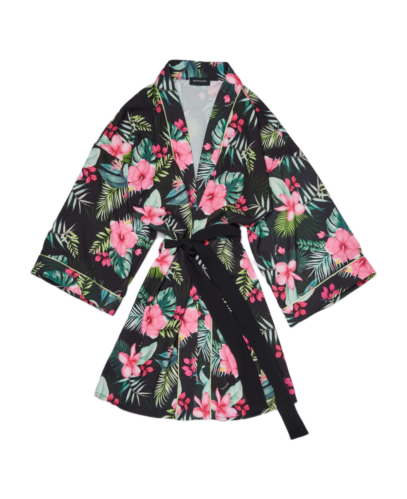 Monnalisa Kimono Jacket - NERO