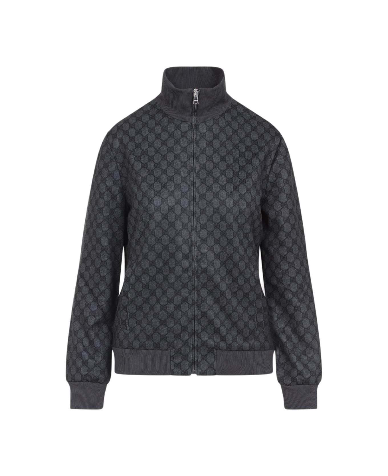 Gucci Gg Fullzip Sweatshirt - Black